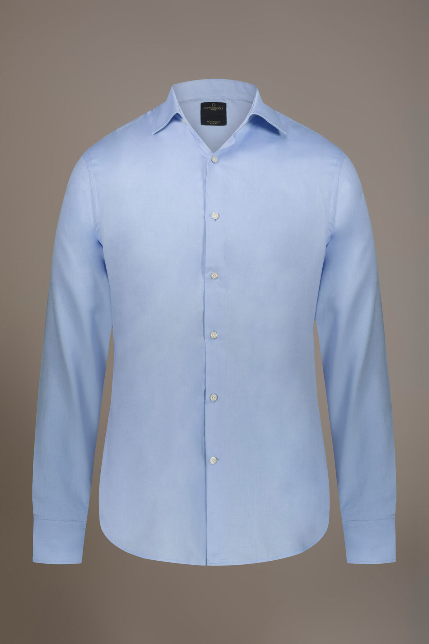 Klassisch geschnittenes Hemd mit französischem Kragen aus ultraleichtem Oxford-Stoff image number 0