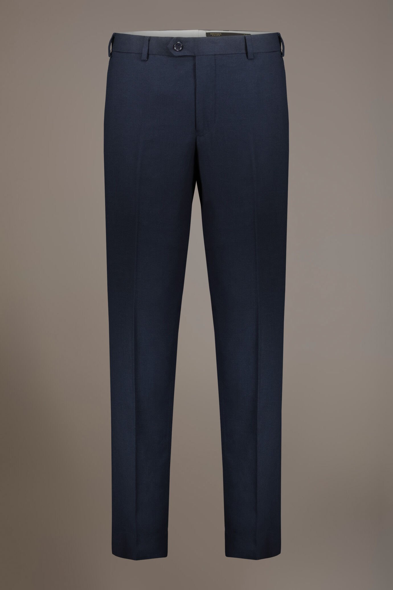 Regular fit single-breasted suit in birdseye fabric image number 6