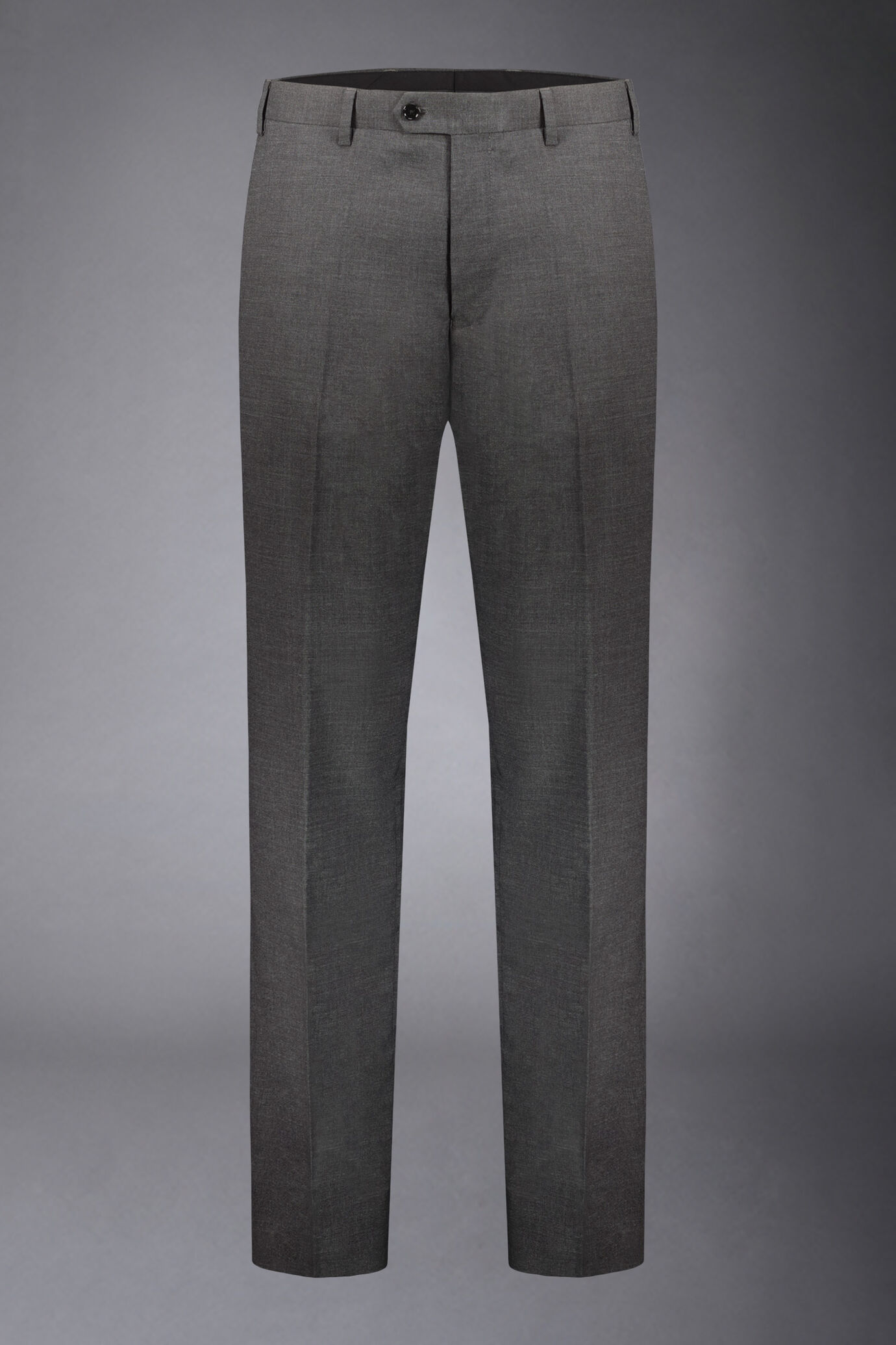 Men's regular fit single-breasted suit in grisaille fabric image number 7