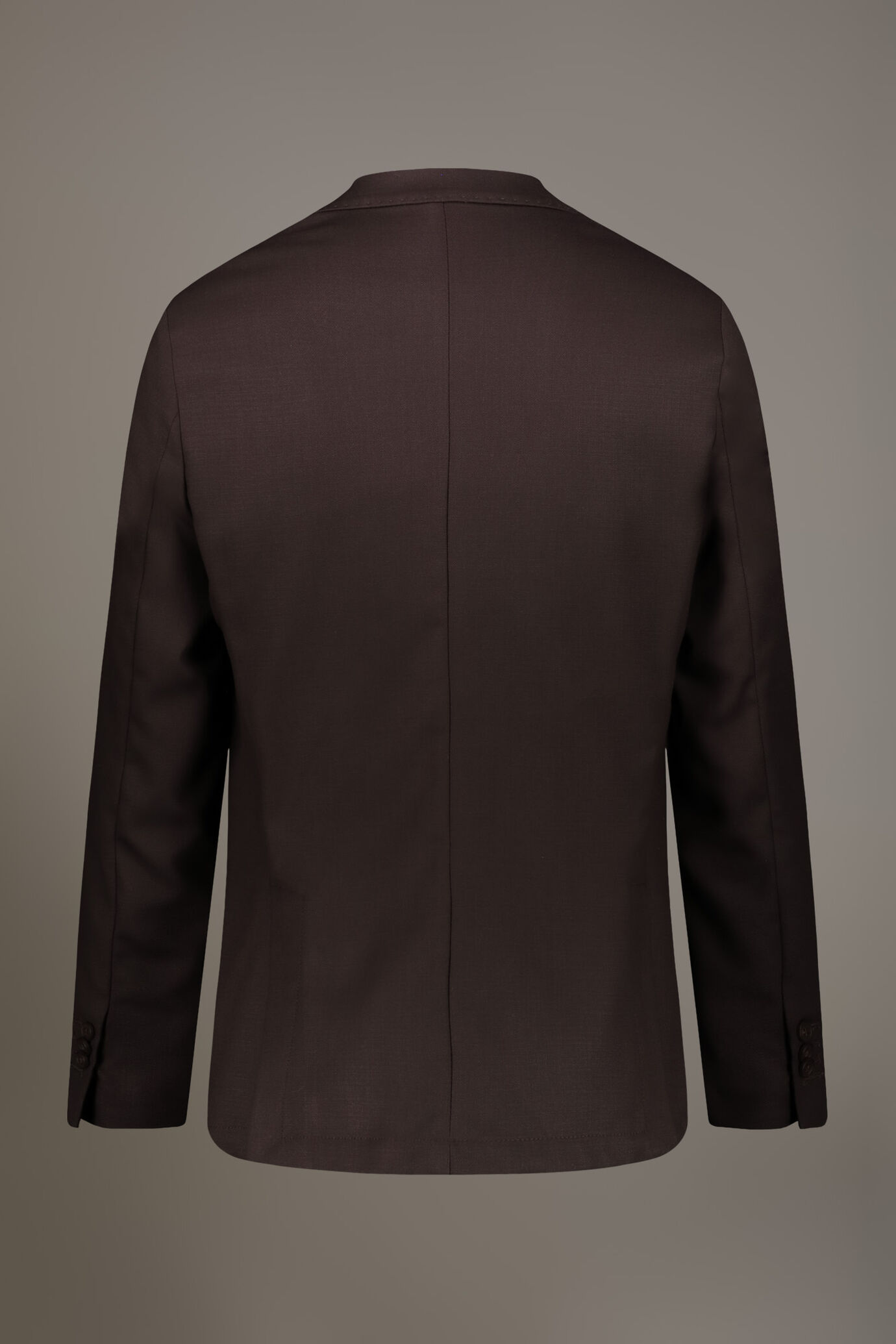 Single breasted jacket solid colour dobby fabric image number 5