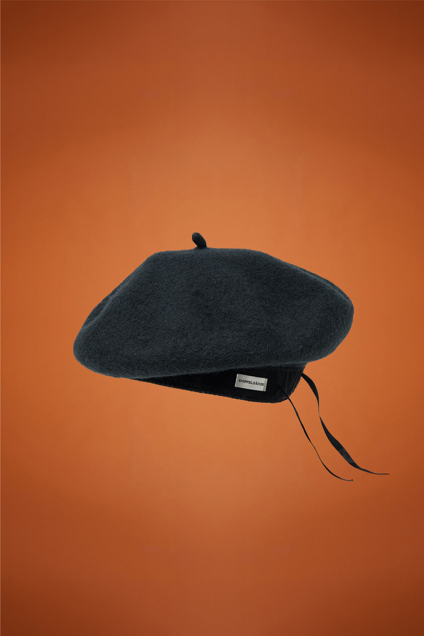 Women's beret 100% plain wool