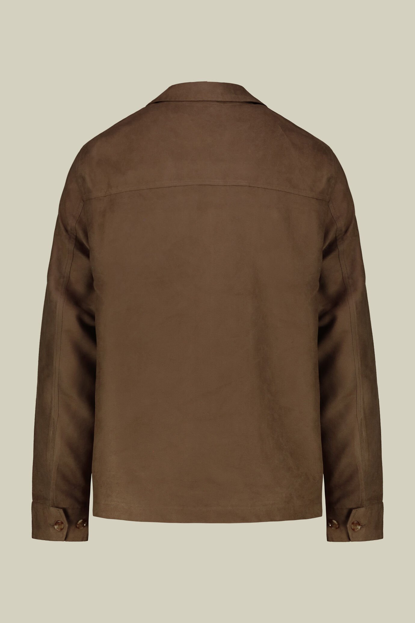 Veste shaket pour homme en simili daim sans doublure, coupe classique image number 5