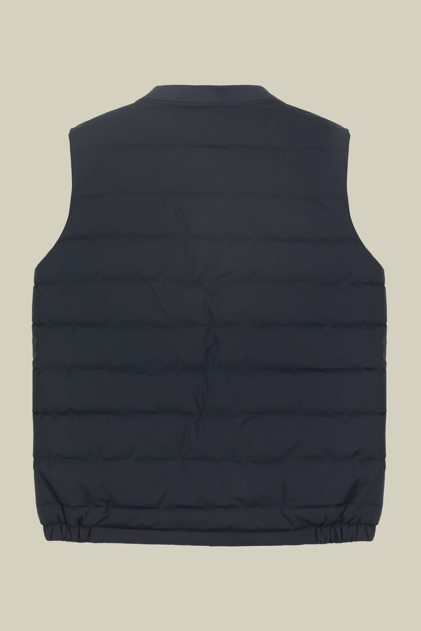 Men's reversible two-colour sleeveless vest with light padding image number 7