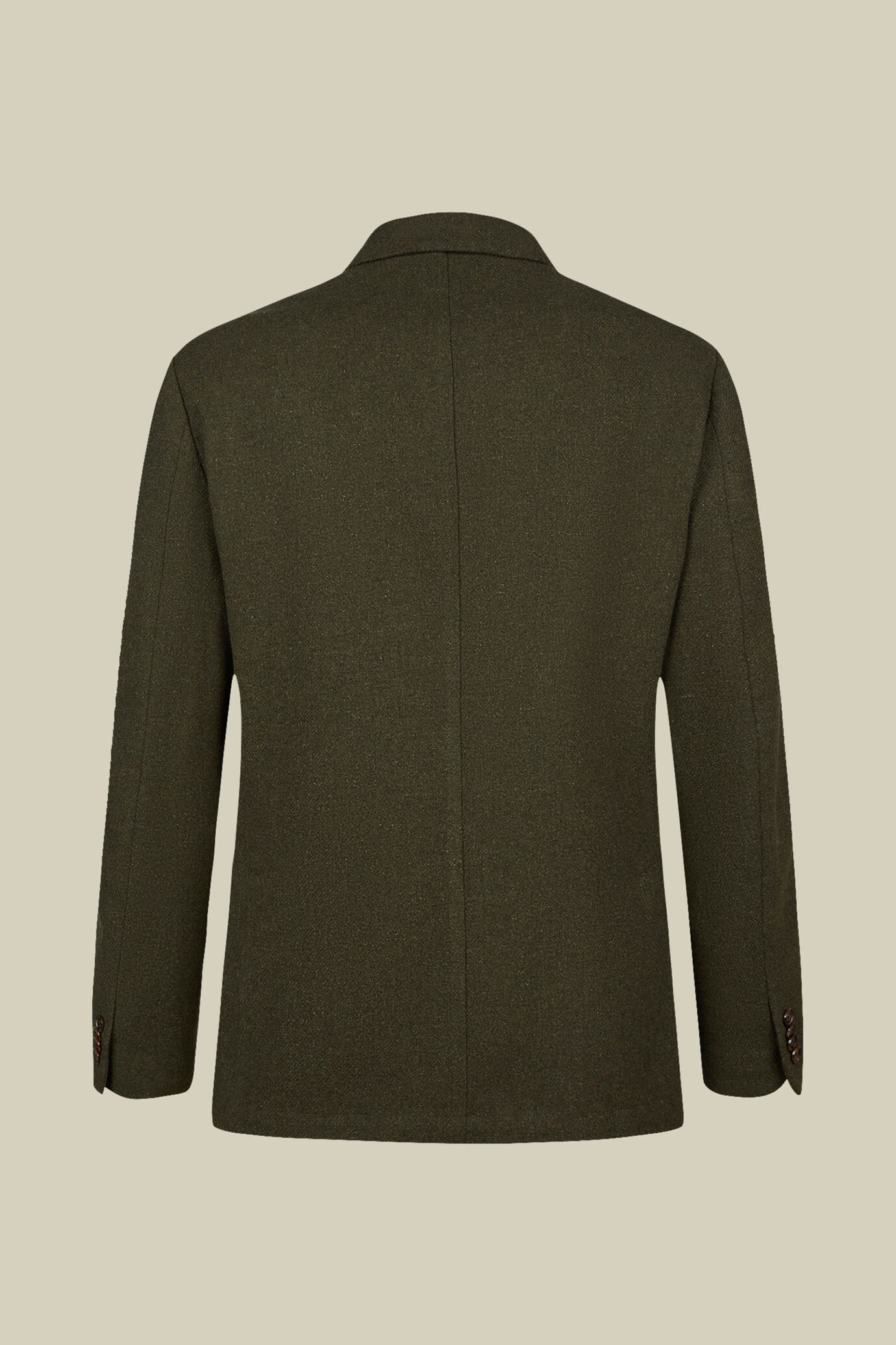Men's regular fit single-breasted jacket in a wool blend with peak lapels image number 5
