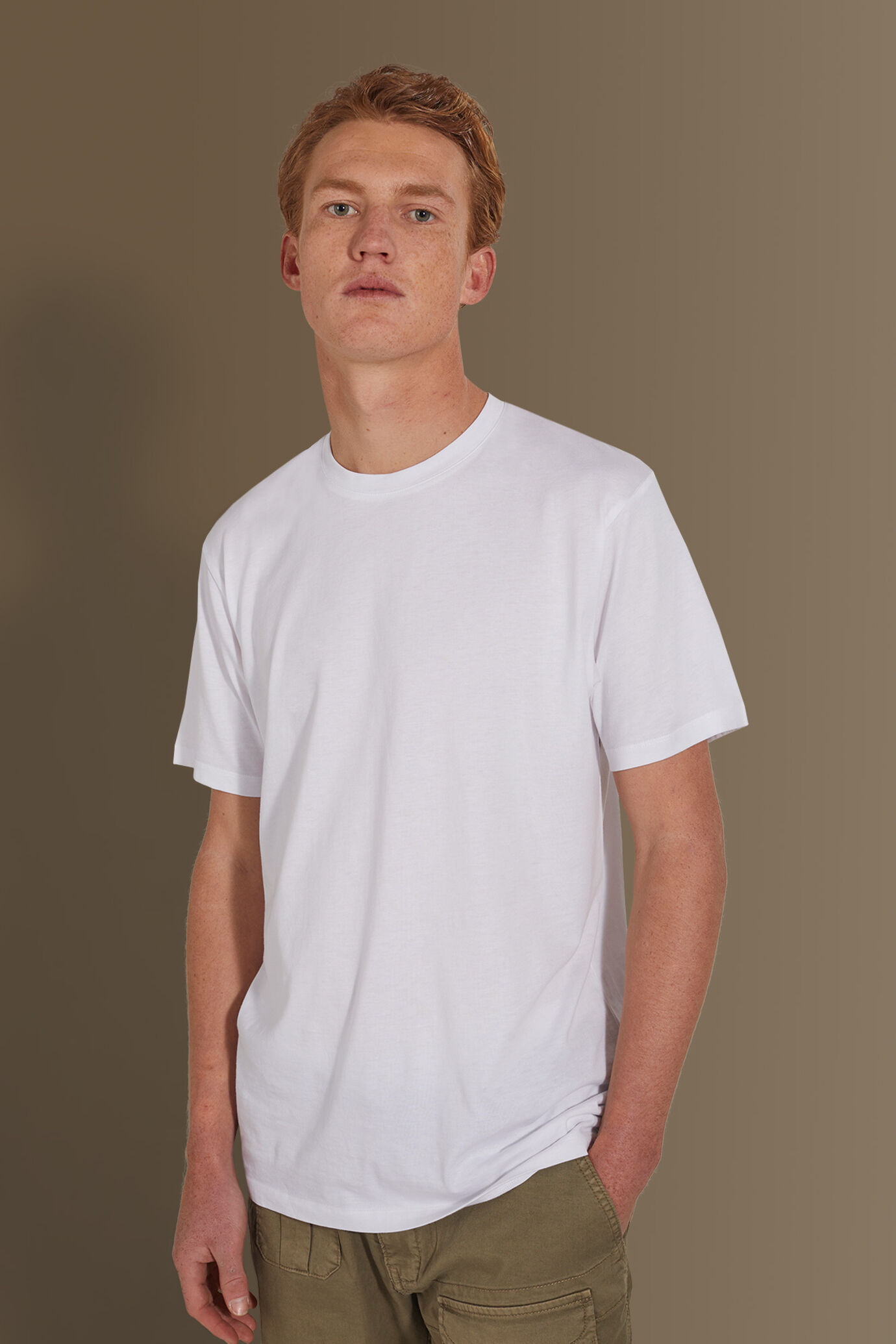 T-shirt uomo 100% cotone supima image number 0