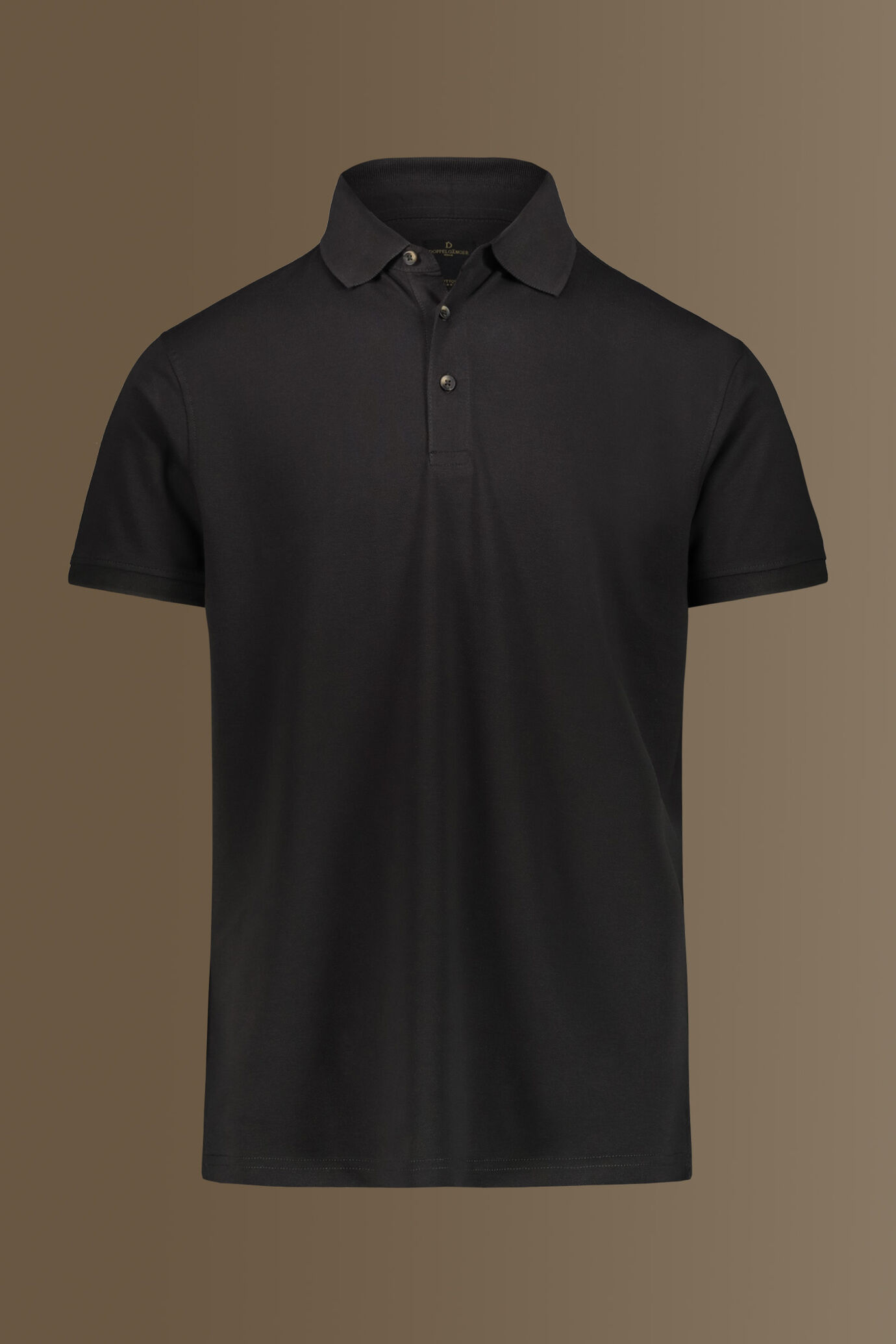 Polo manica corta uomo 100% cotone piquet tinta unita image number 3