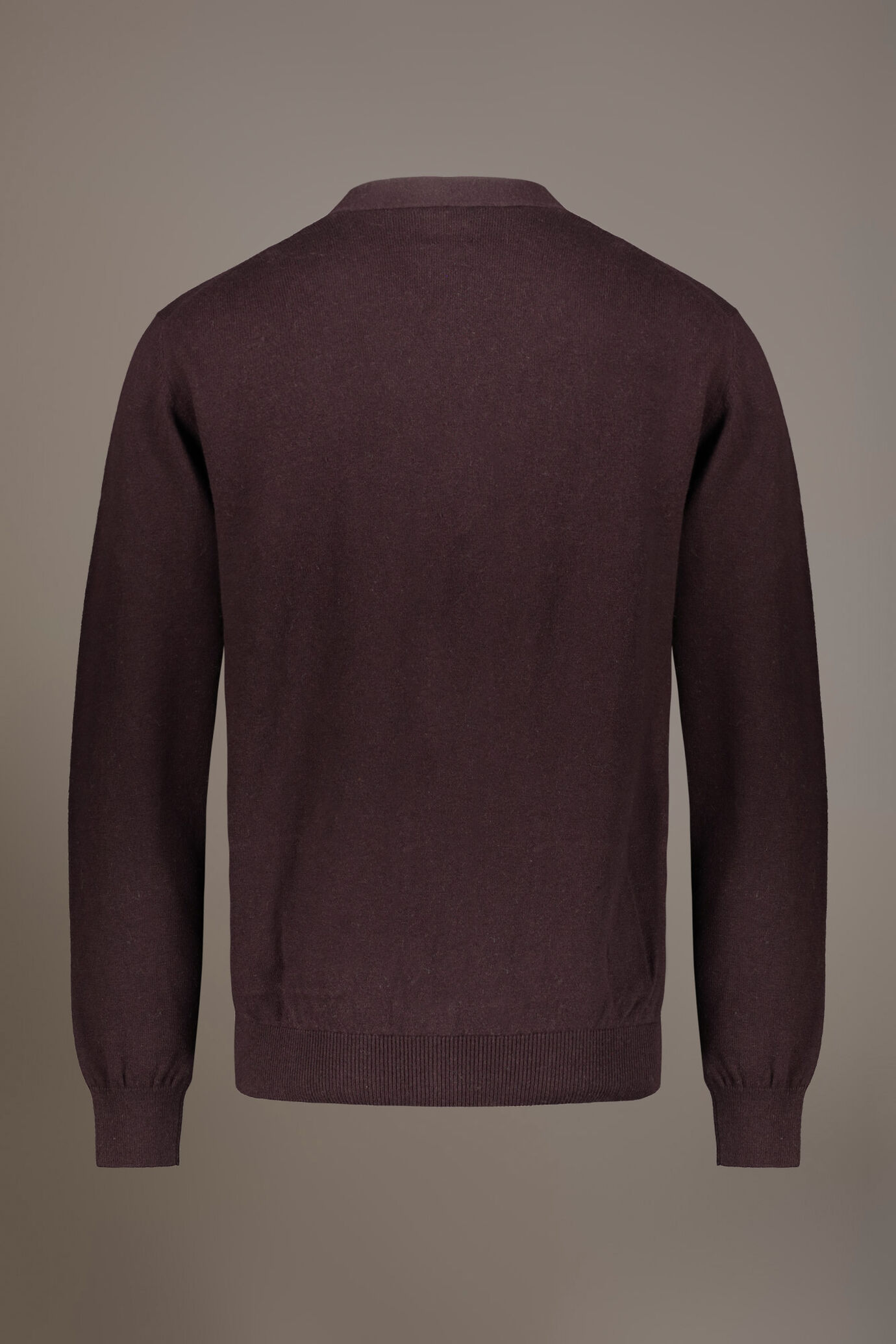 Cardigan scollo a V misto lana image number 5