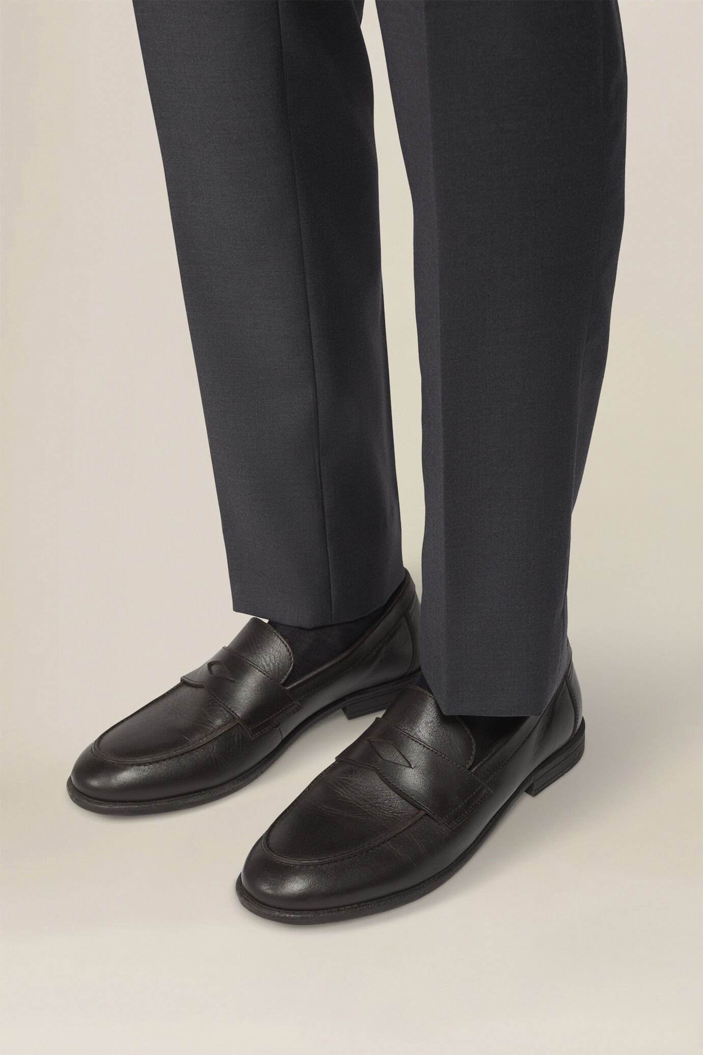 Herren-Derbyschuh aus 100 % echtem Leder image number 0