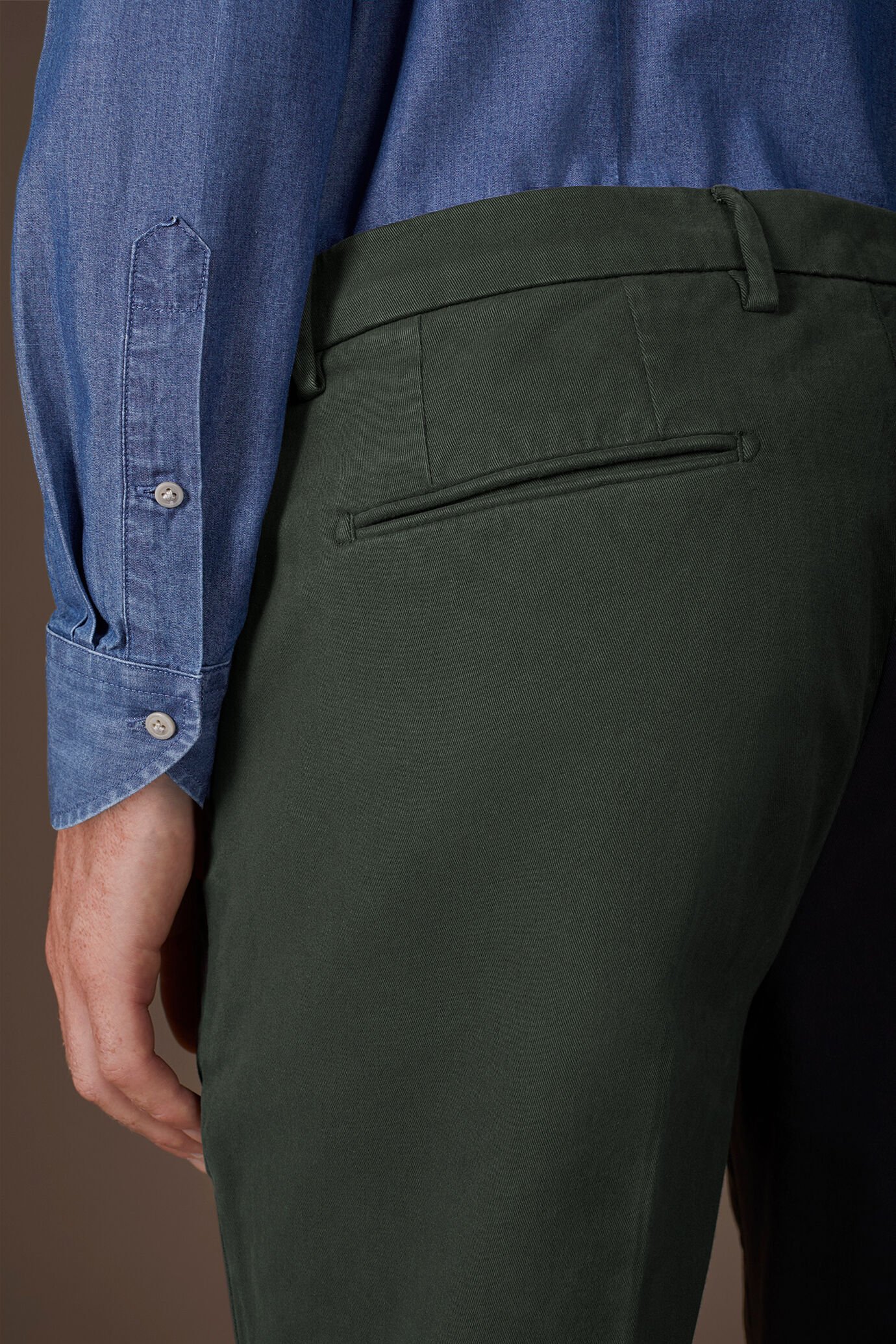 Herren-Chinohose, normale Passform image number 3