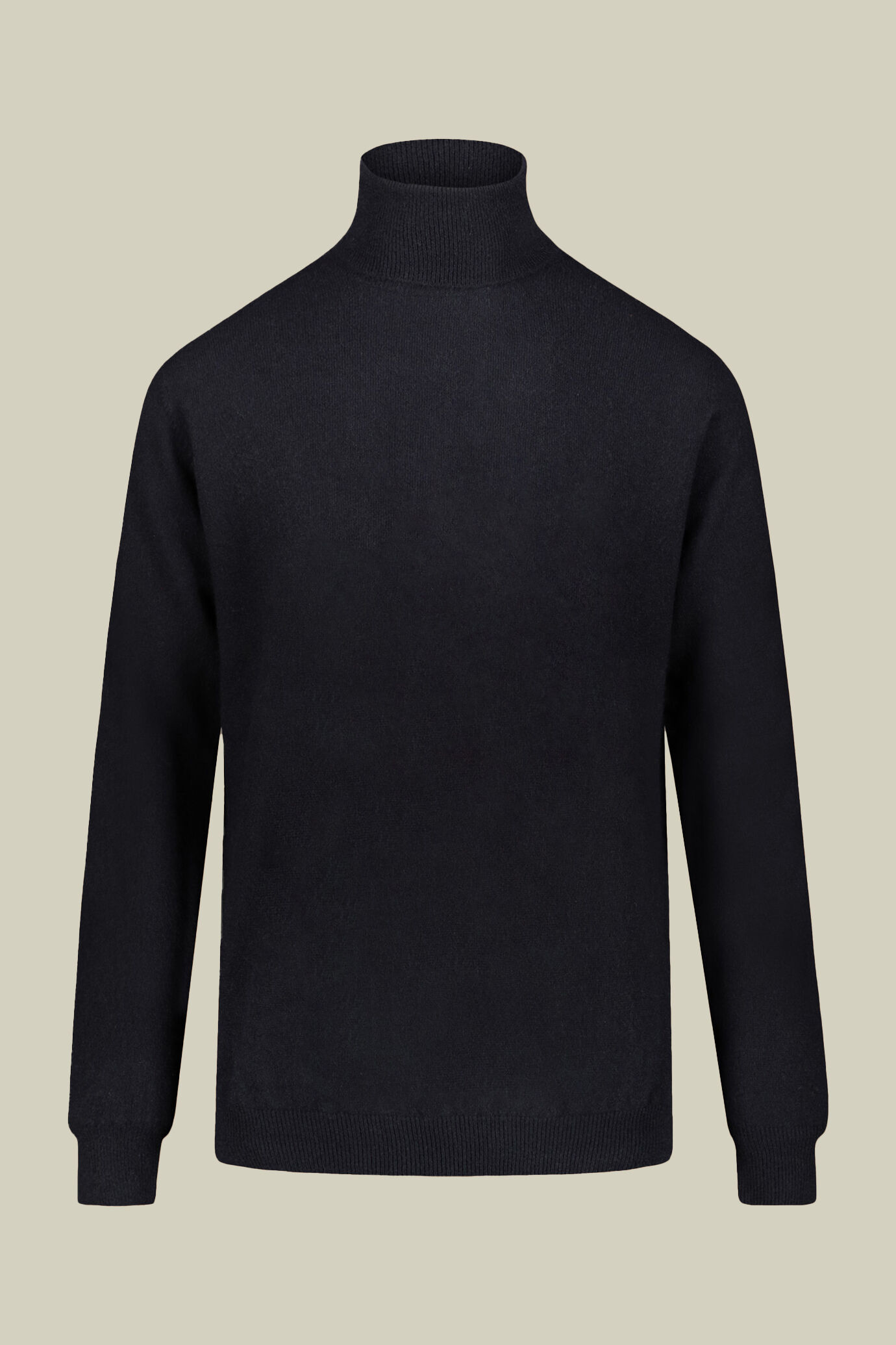 Maglia collo alto 100% cachemire