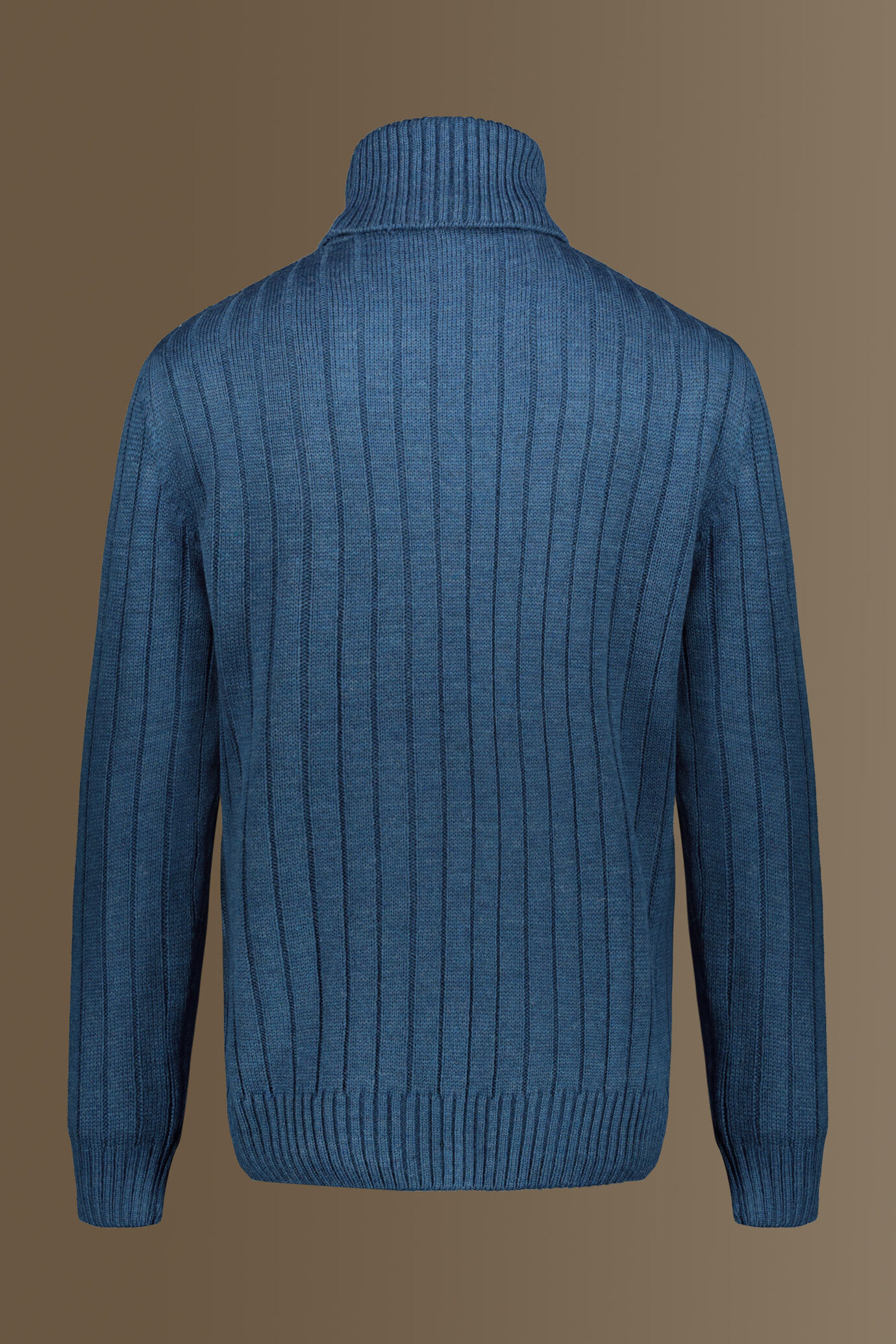 Turtle neck swater, wool blend image number 1