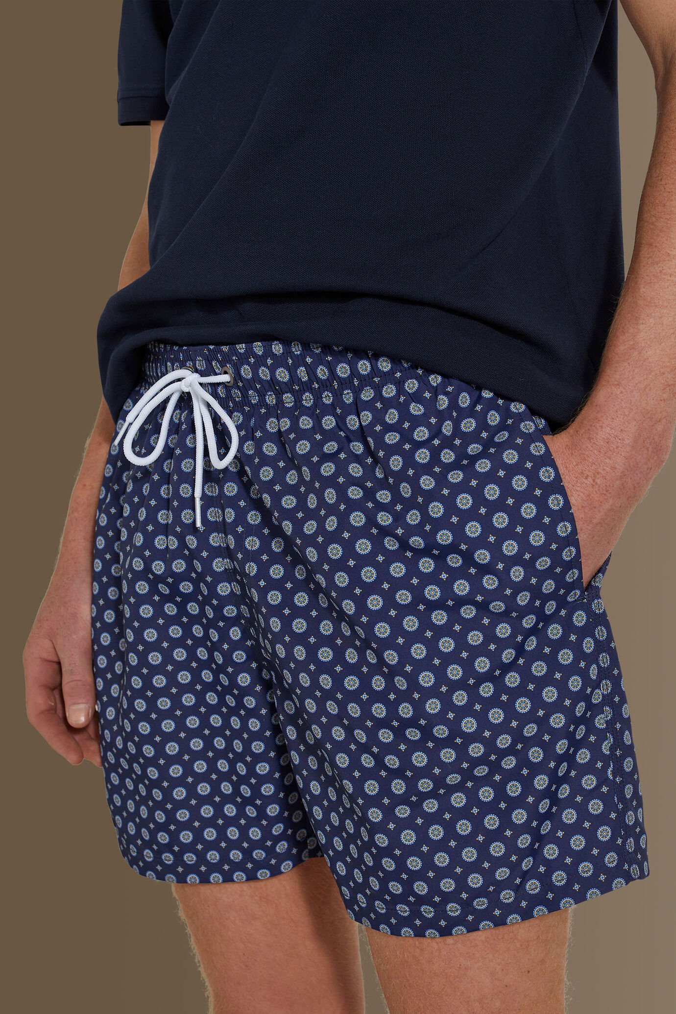 Swimsuit fancy design fabric image number 1