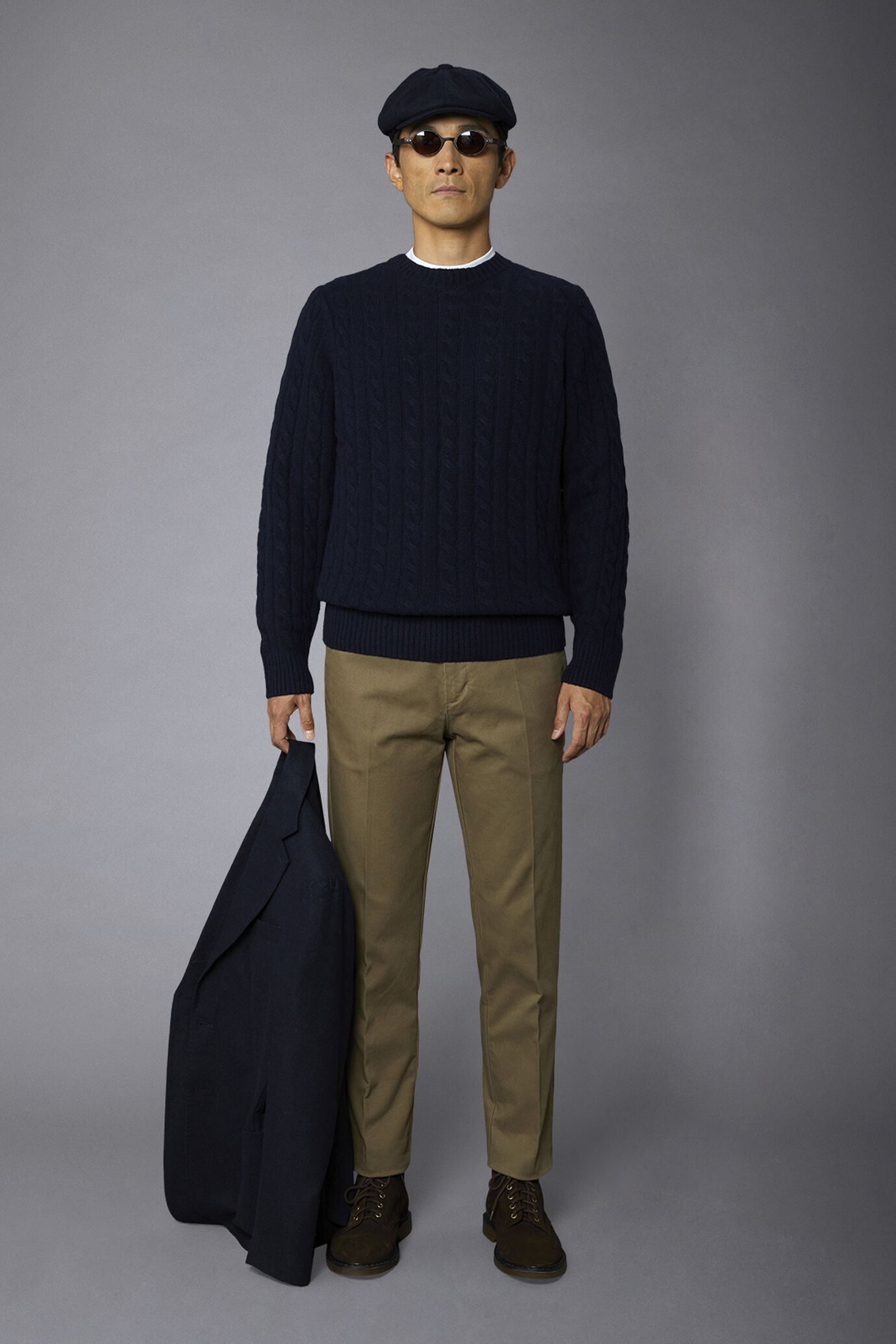Pantalone chino uomo costruzione armaturata regular fit image number 0