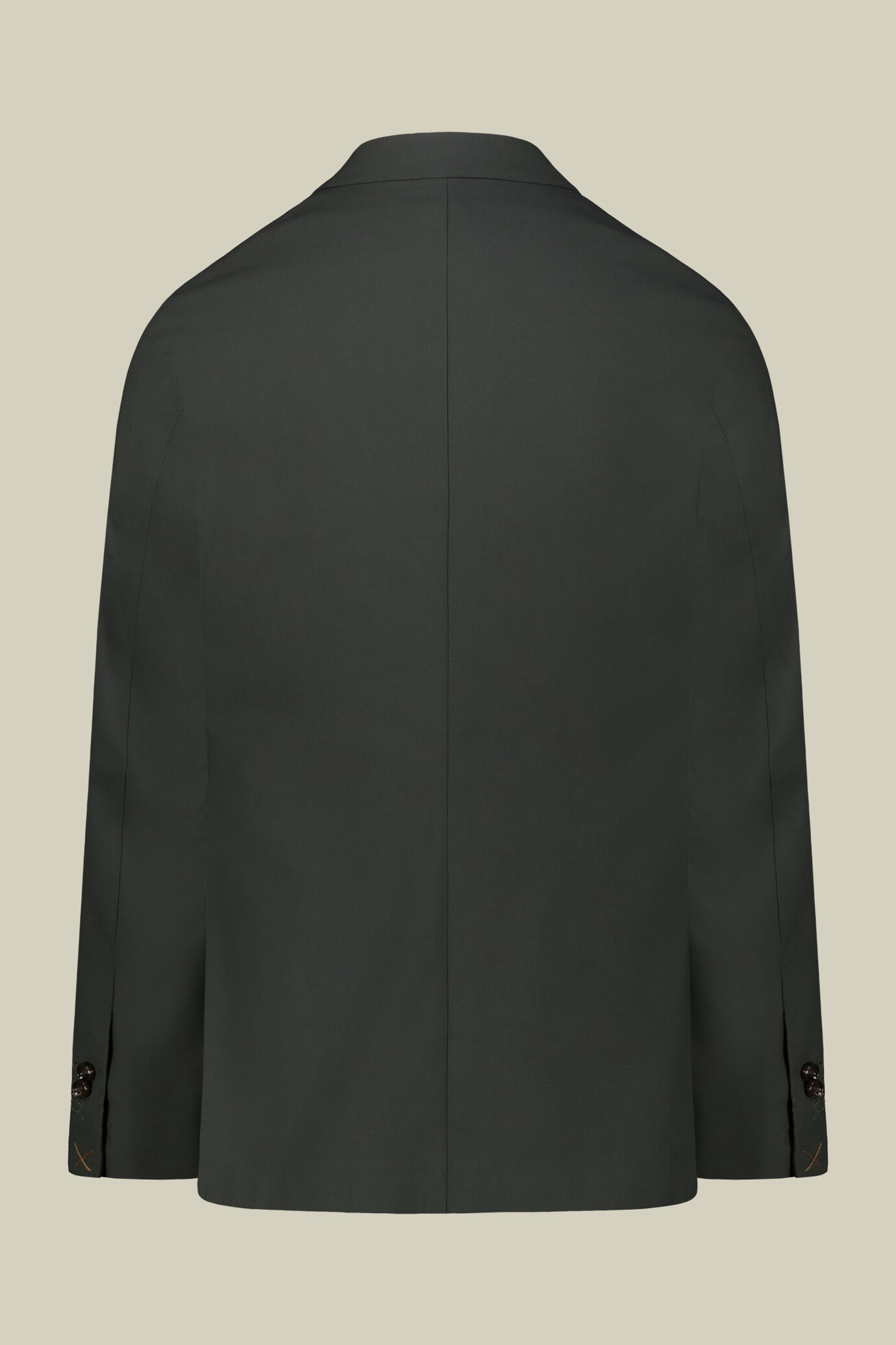 Men's double-breasted suit in plain fabric, regular fit image number 5