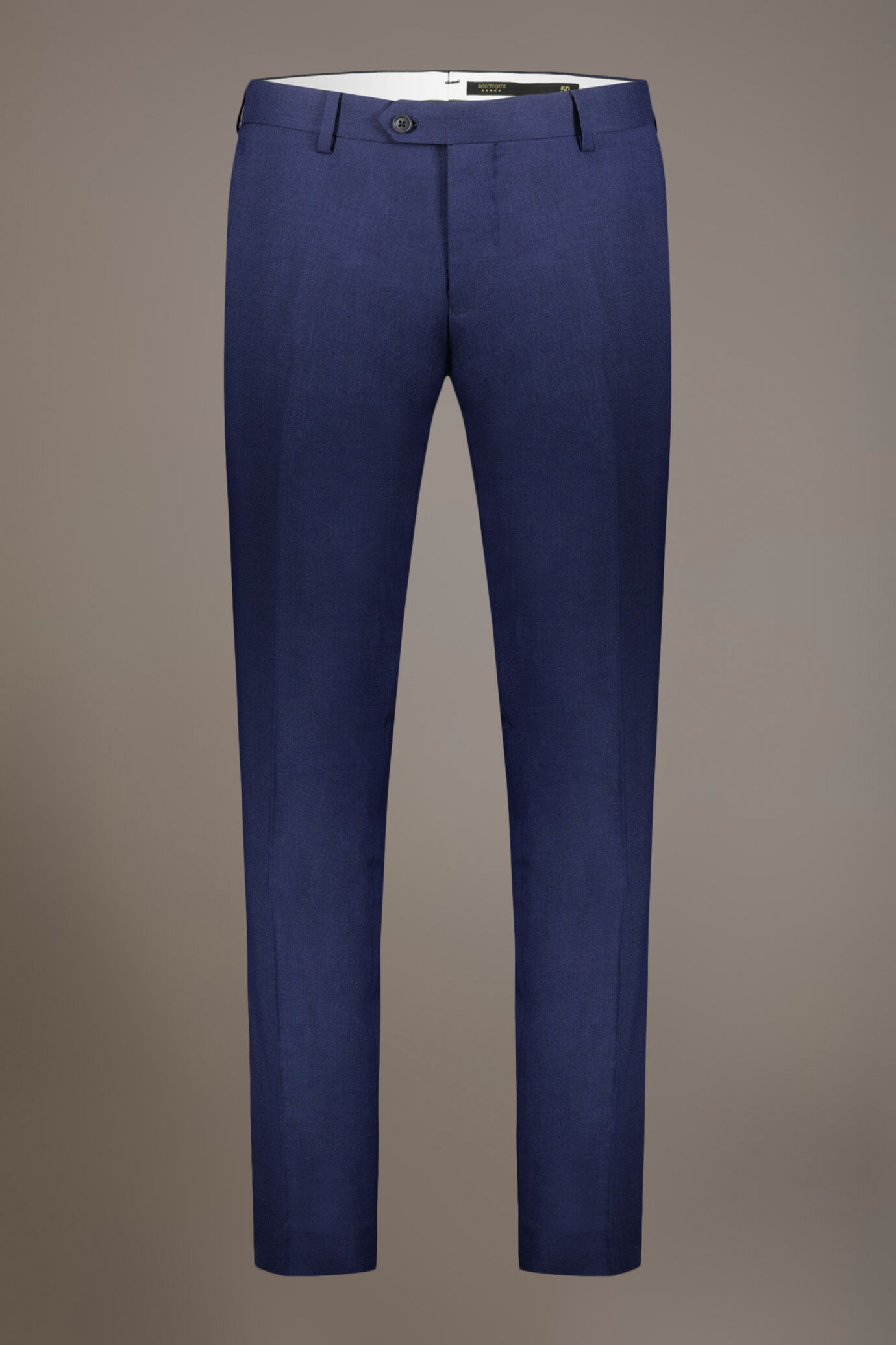 Regular fit single-breasted suit in grisaille fabric image number 6