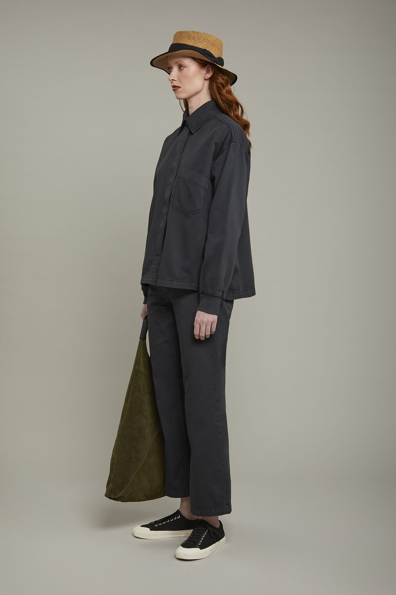 Giacca donna 100% cotone regular fit image number 1