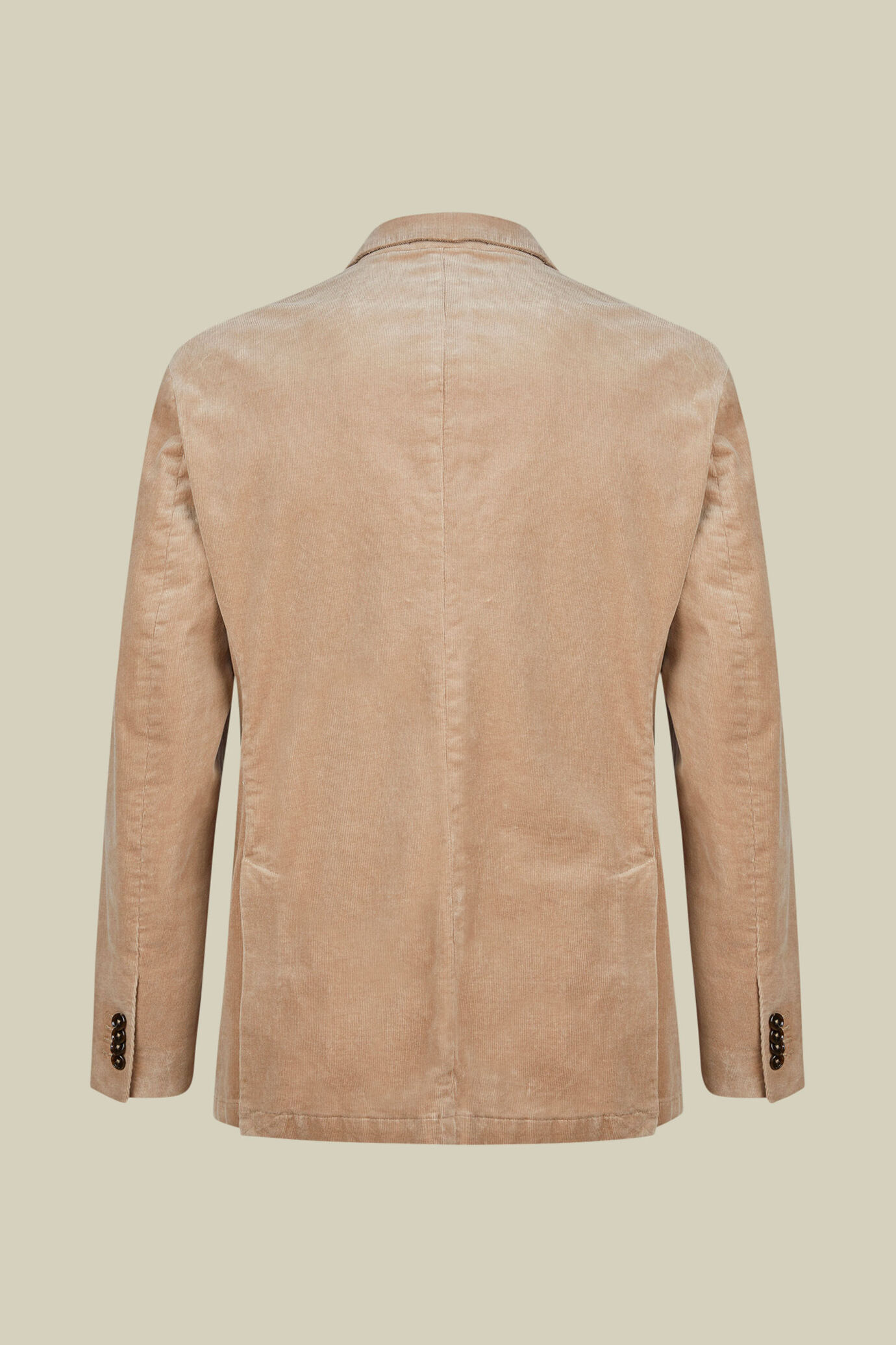 Giacca uomo monopetto in velluto regular fit image number 5