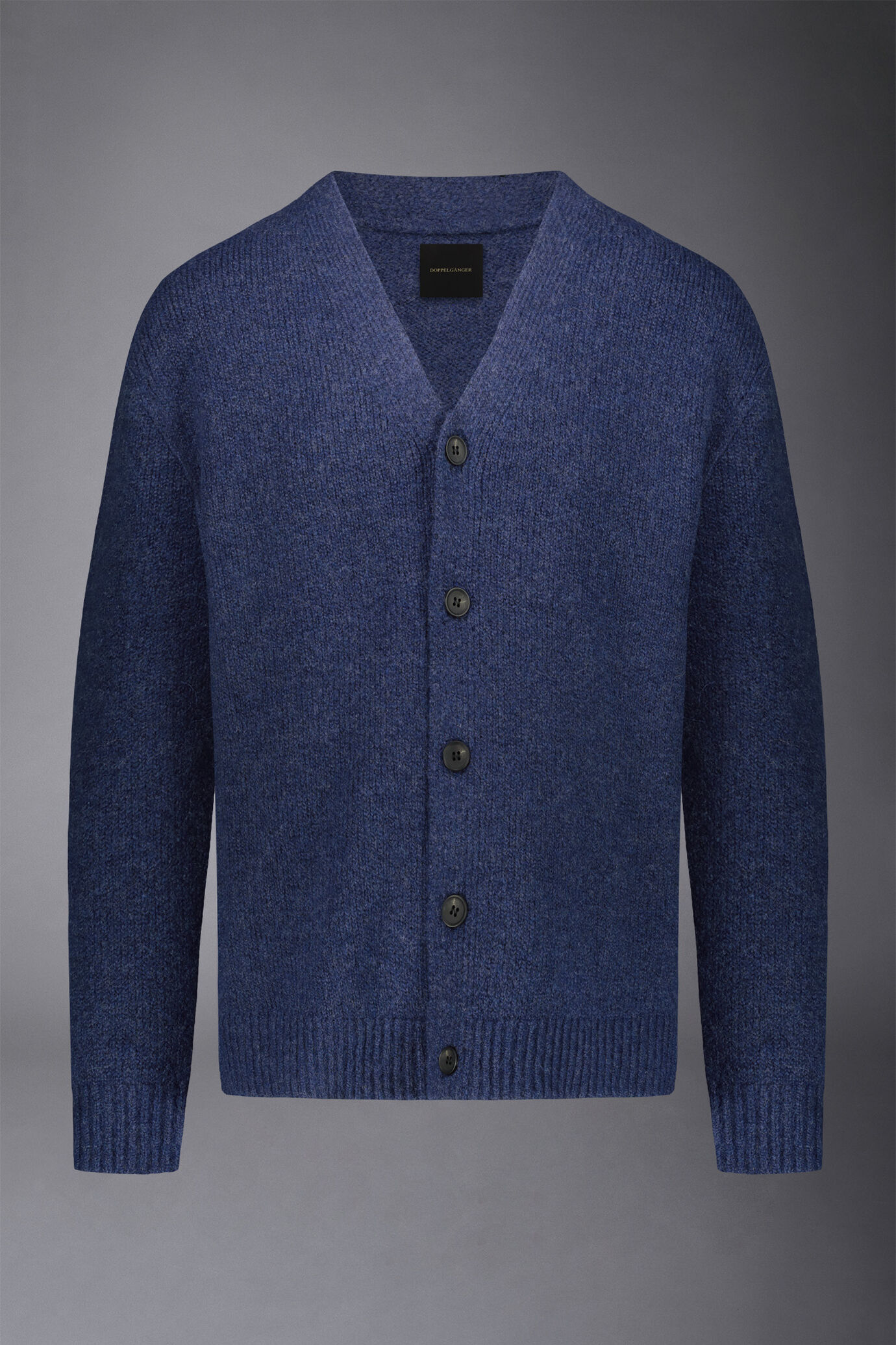 Men's v-neck cardigan with an alpaca wool component regular fit image number 4