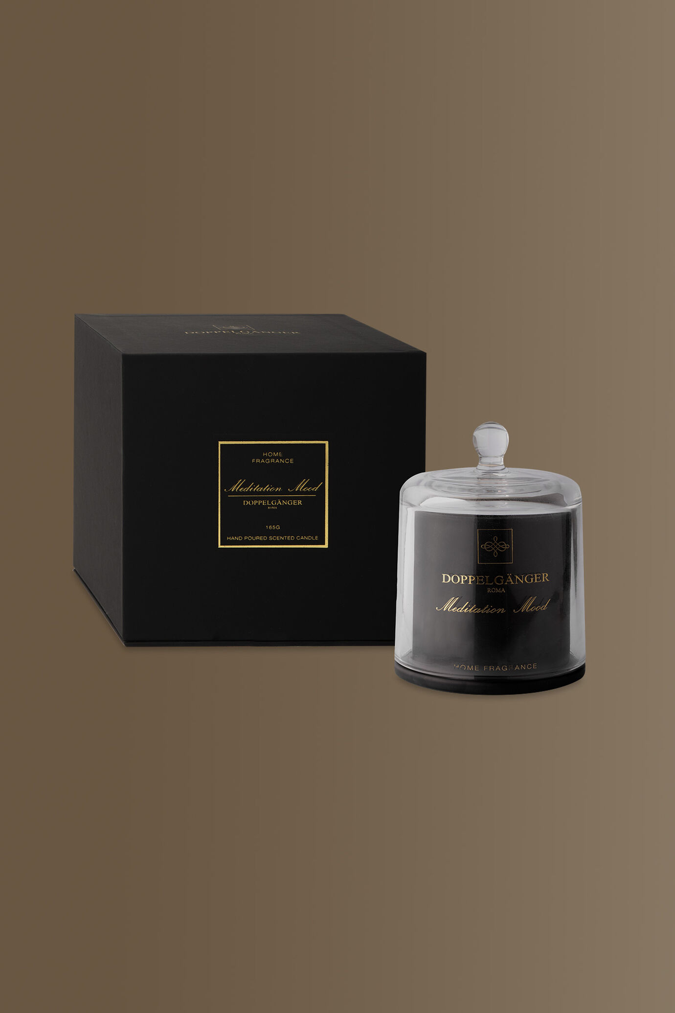 Candela con vaso nero image number 0