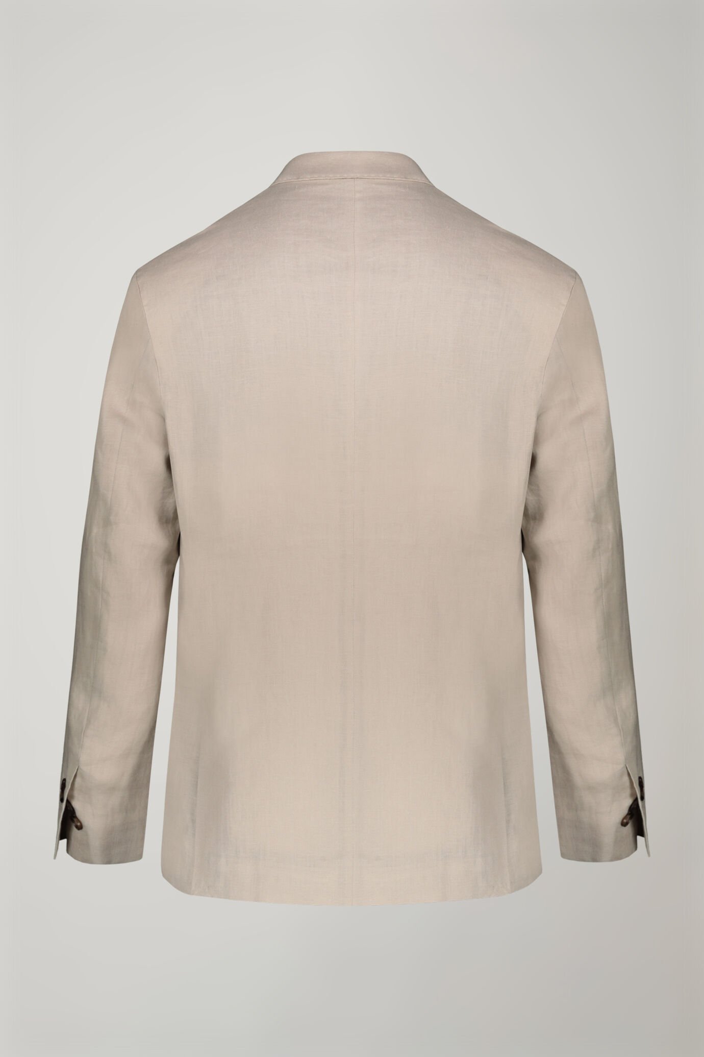 Einreihiger Anzug 100% Leinen Regular Fit einfarbig image number 1