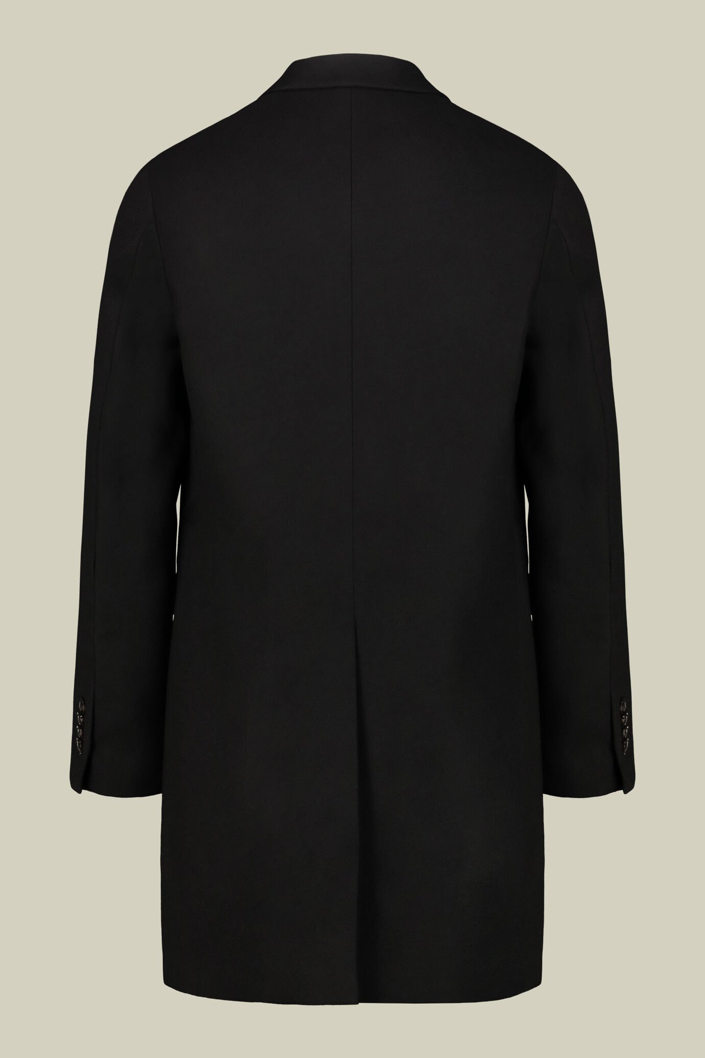 Einreihiger Herrenmantel aus Veloursstoff in regulärer Passform image number 5