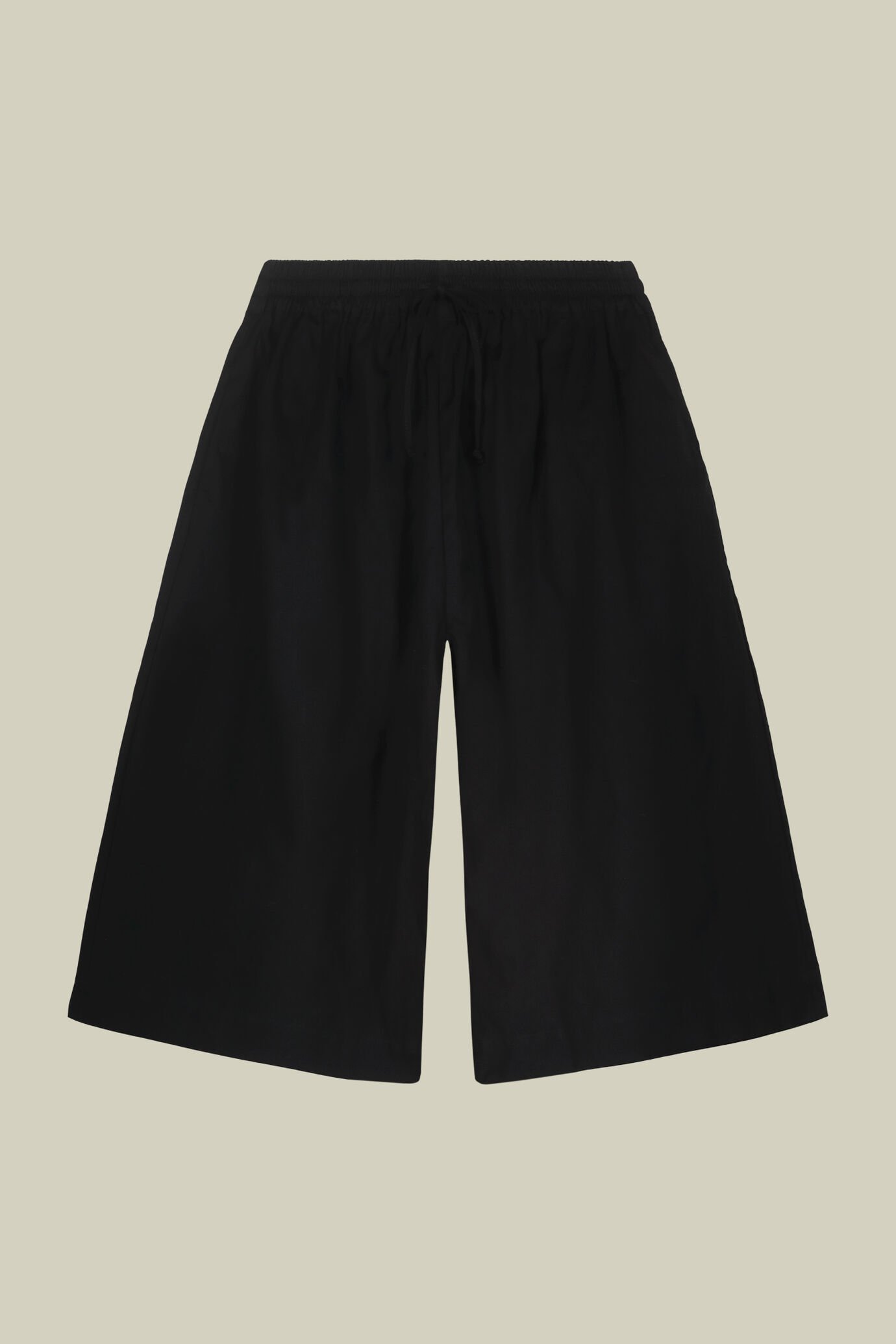 Bermuda long pour femme avec taille élastique 100 % coton image number 4
