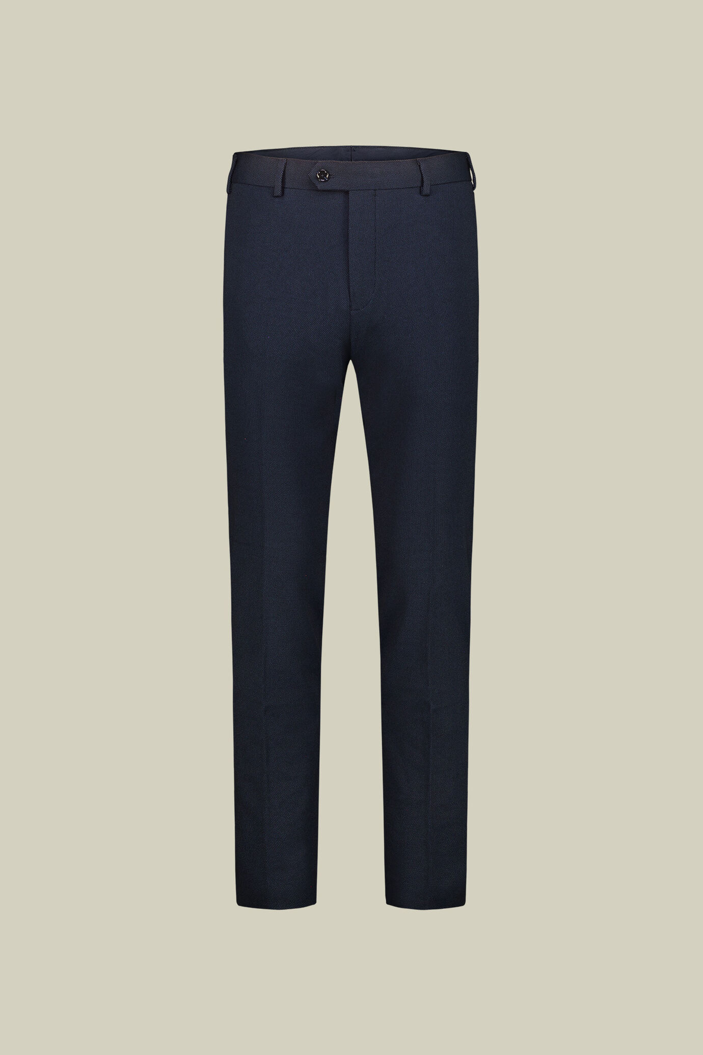 Costume homme crois&eacute; simple en jersey &agrave; motif yeux de perdrix coupe classique image number 6