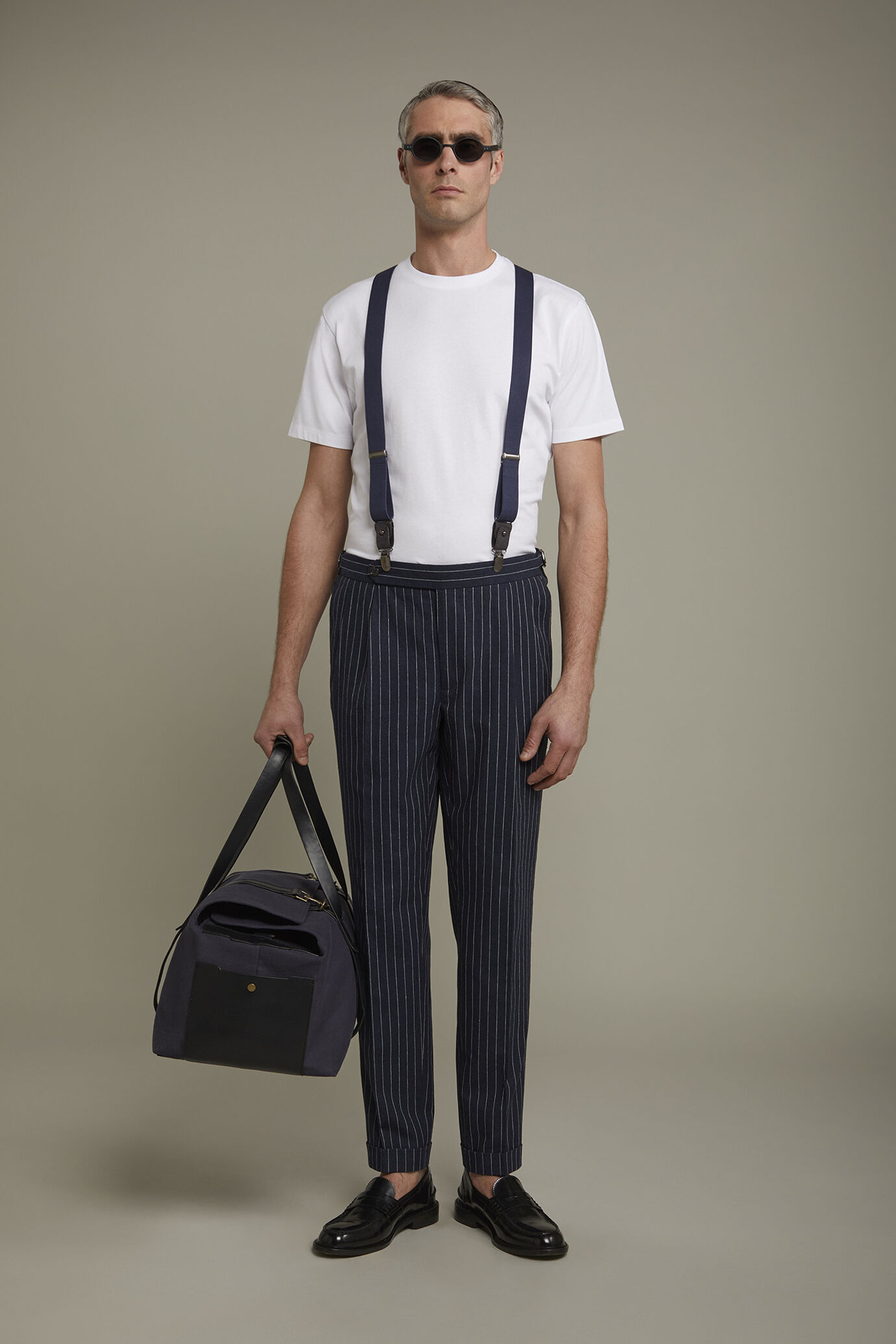 Men&rsquo;s round neck t-shirt 100% cotton regular fit image number 0