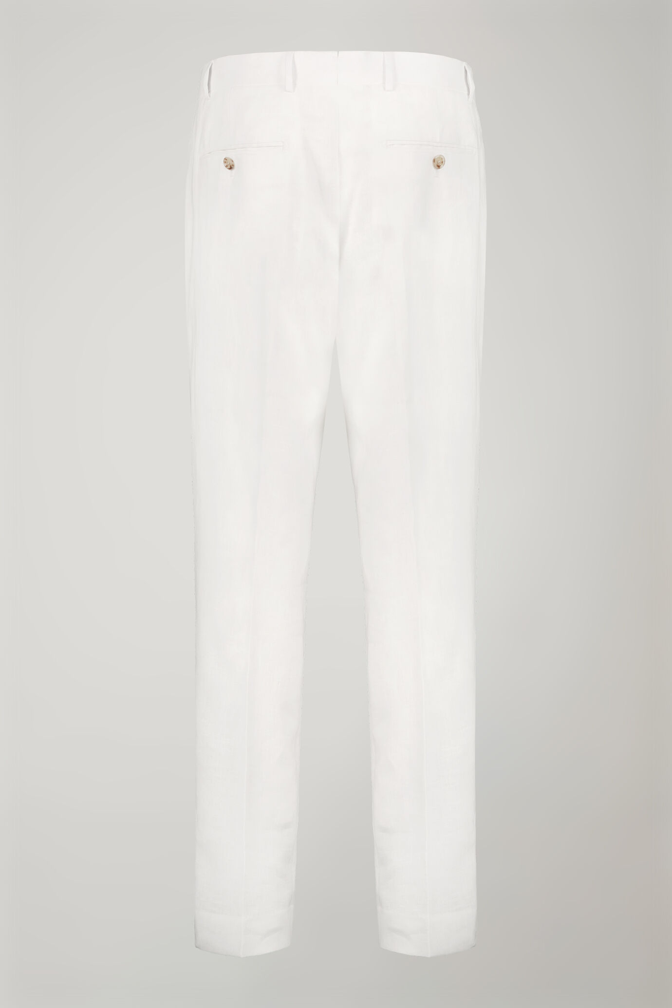 Abito uomo monopetto 100% lino regular fit image number 7