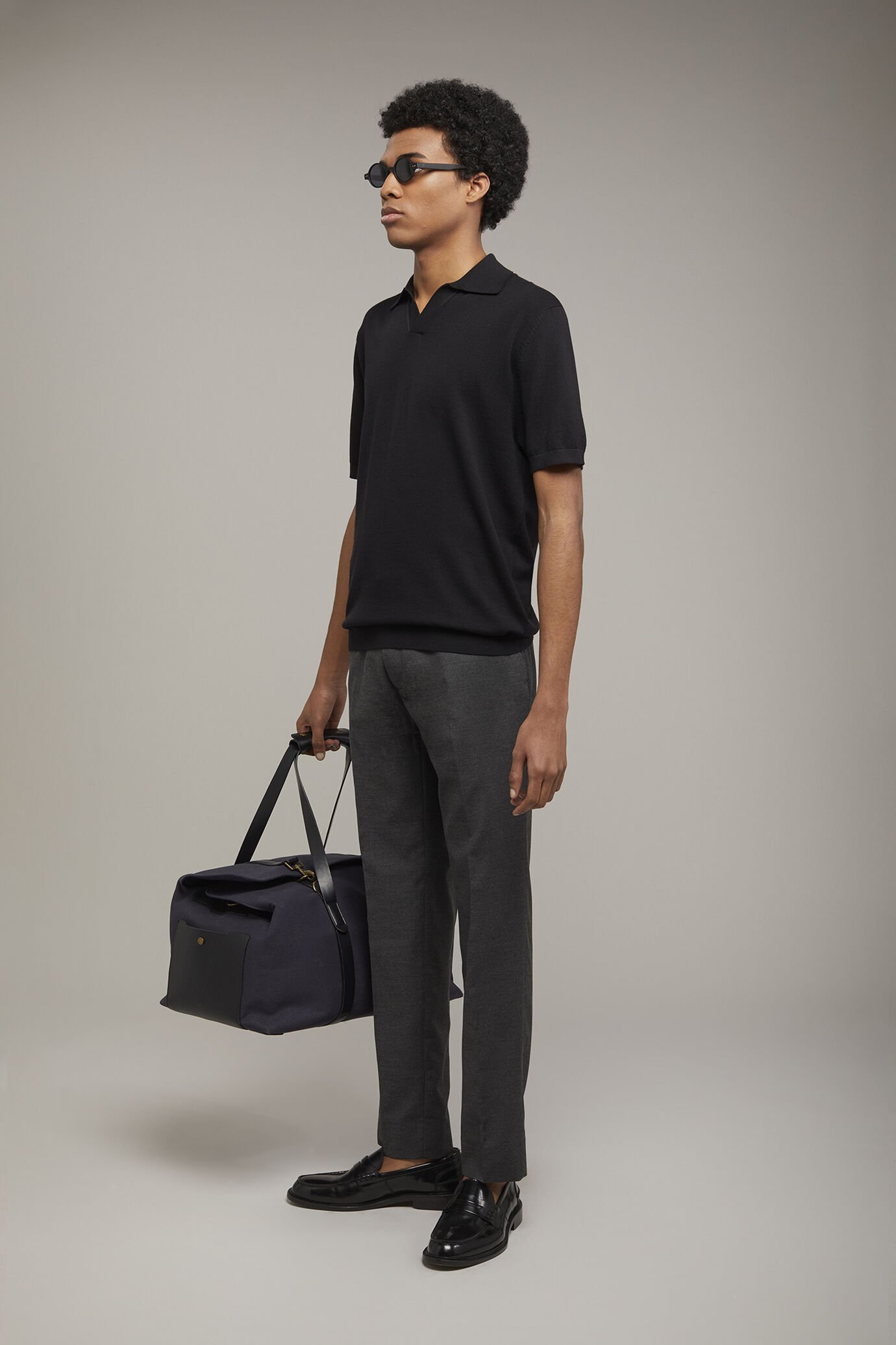 Men's dartless pants regular fit image number 1
