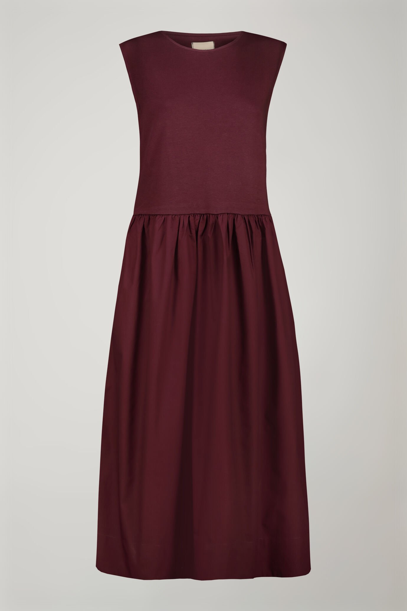 Ärmelloses Midikleid für Damen aus 100 % Baumwolljersey in normaler Passform image number 4
