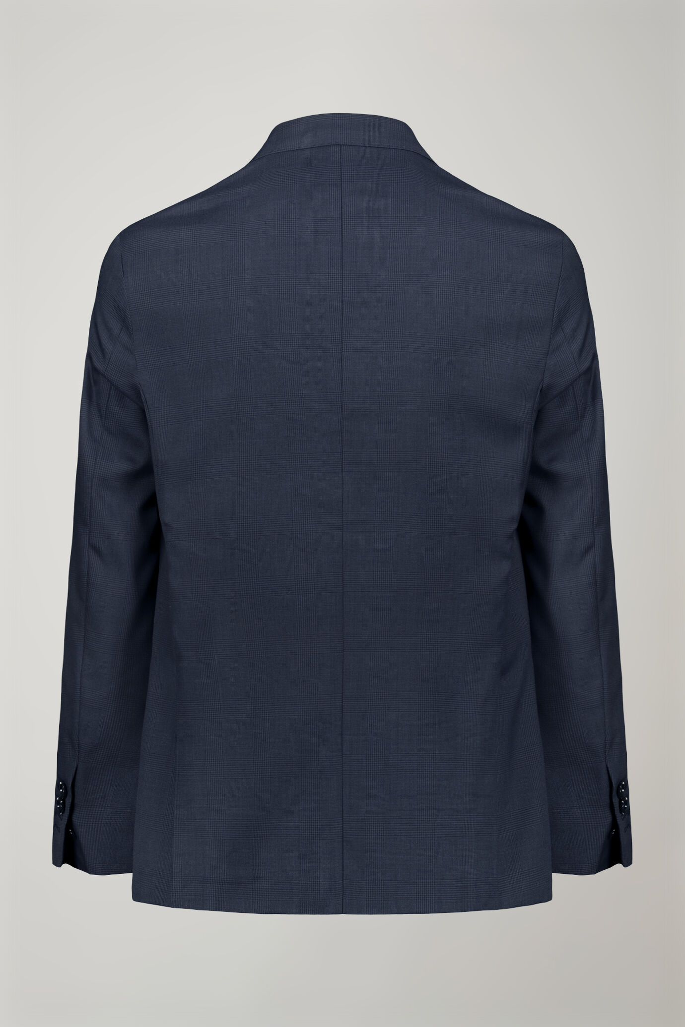 Costume homme Wool Blend à simple boutonnage en tissu prince-de-galles coupe régulière image number 5