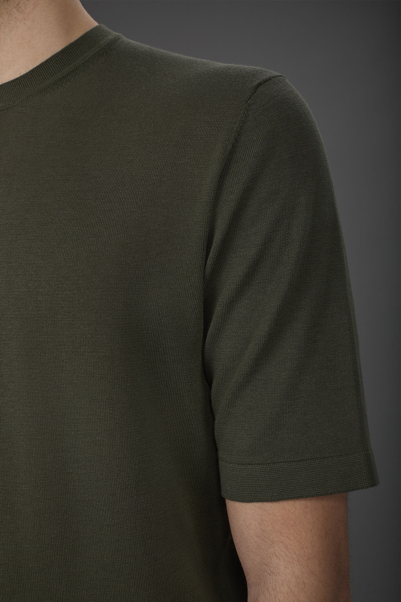 Kurzarm-T-Shirt für Herren aus 100 % doppelt gedrehter Baumwolle image number 3