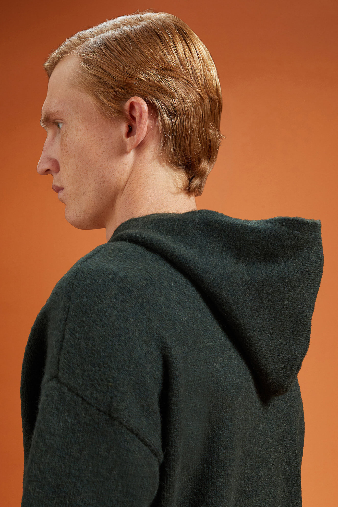 Maglia uomo con cappuccio Wool Blend regular fit image number 4