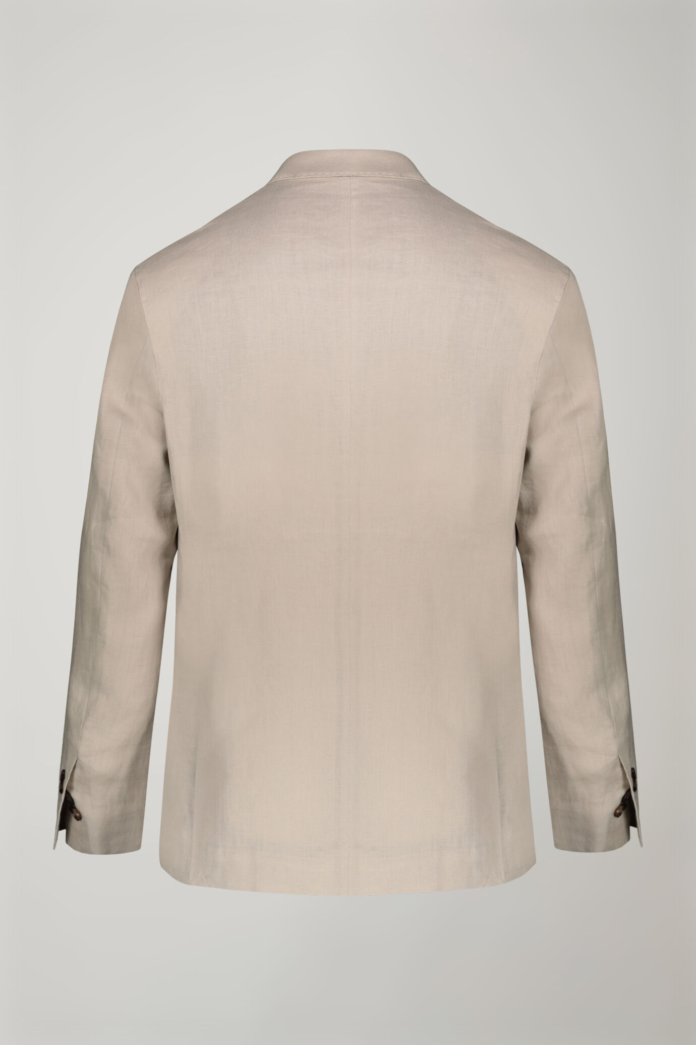 Einreihiger Anzug 100% Leinen Regular Fit einfarbig image number 1