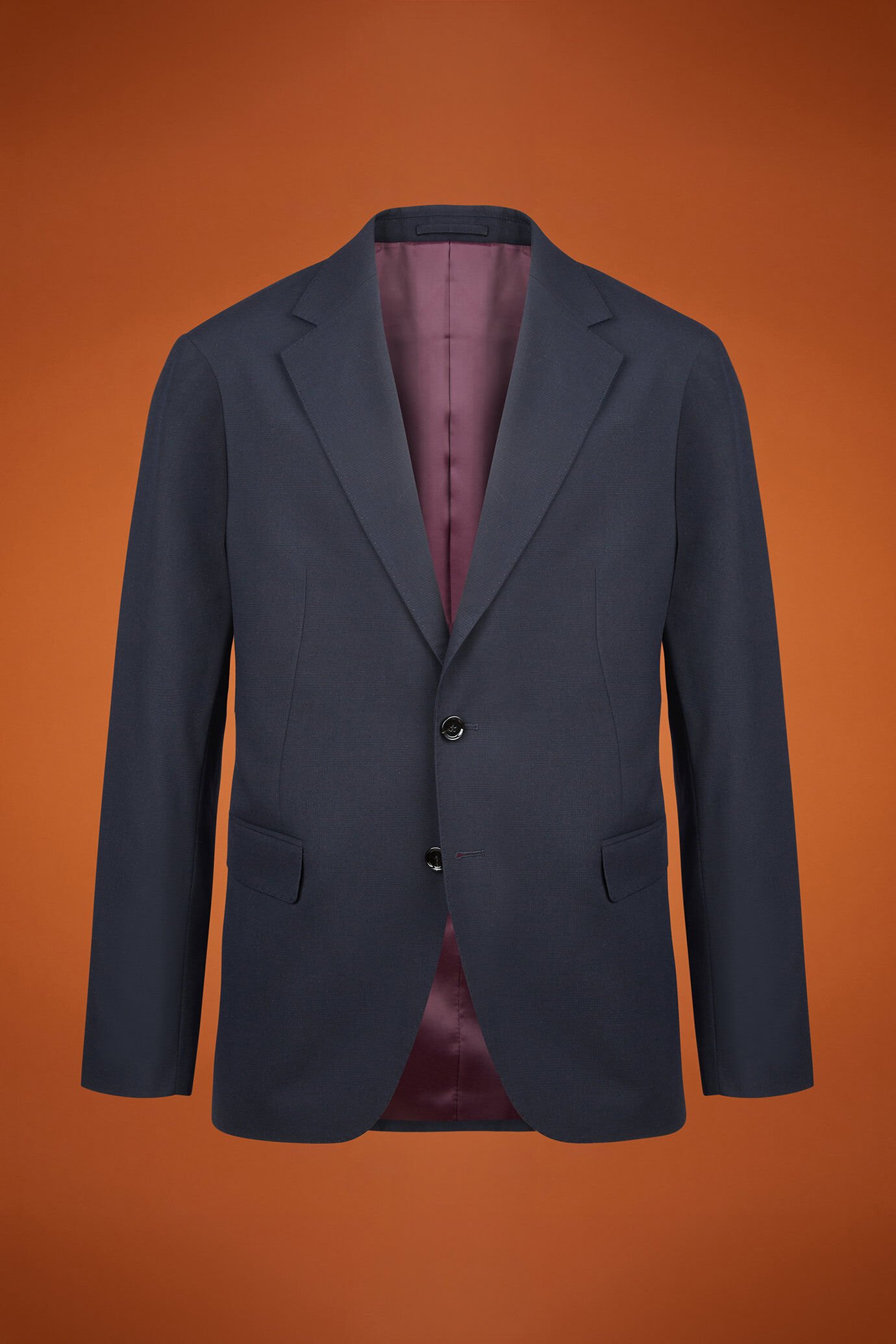 Costume homme à simple boutonnage en tissu prince-de-galles, coupe classique