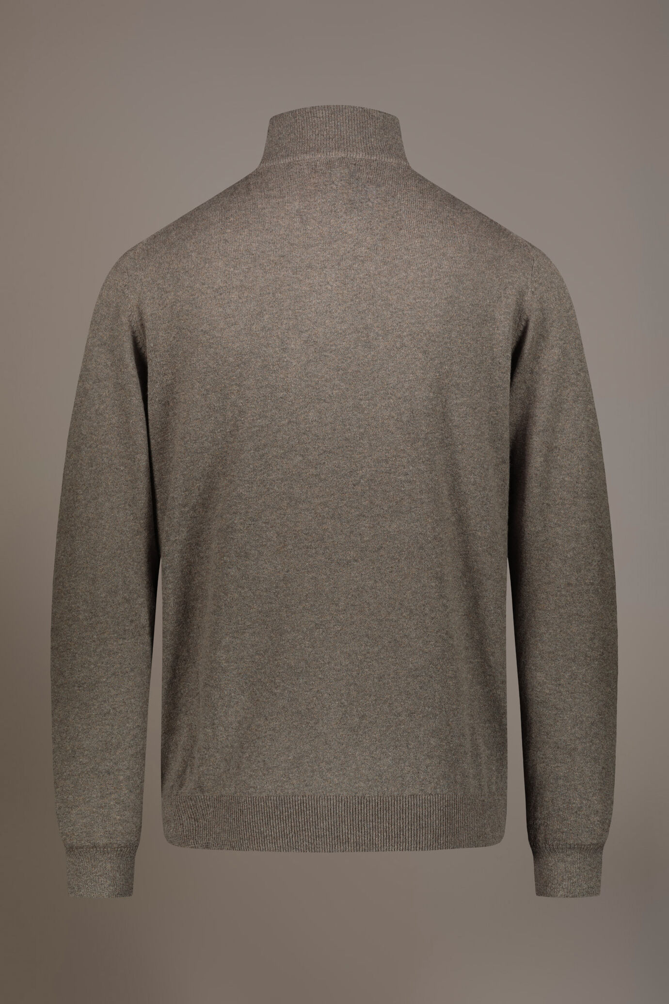Wool blend Turtleneck sweater with zip image number 5