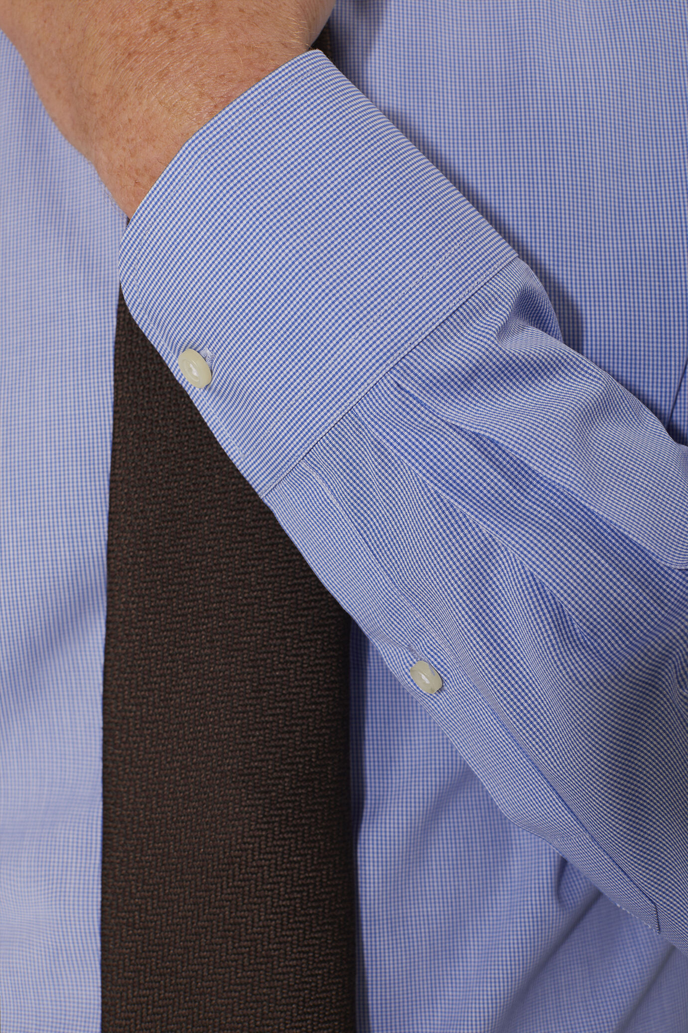 Chemise classique col français fit classique en vichy image number 2