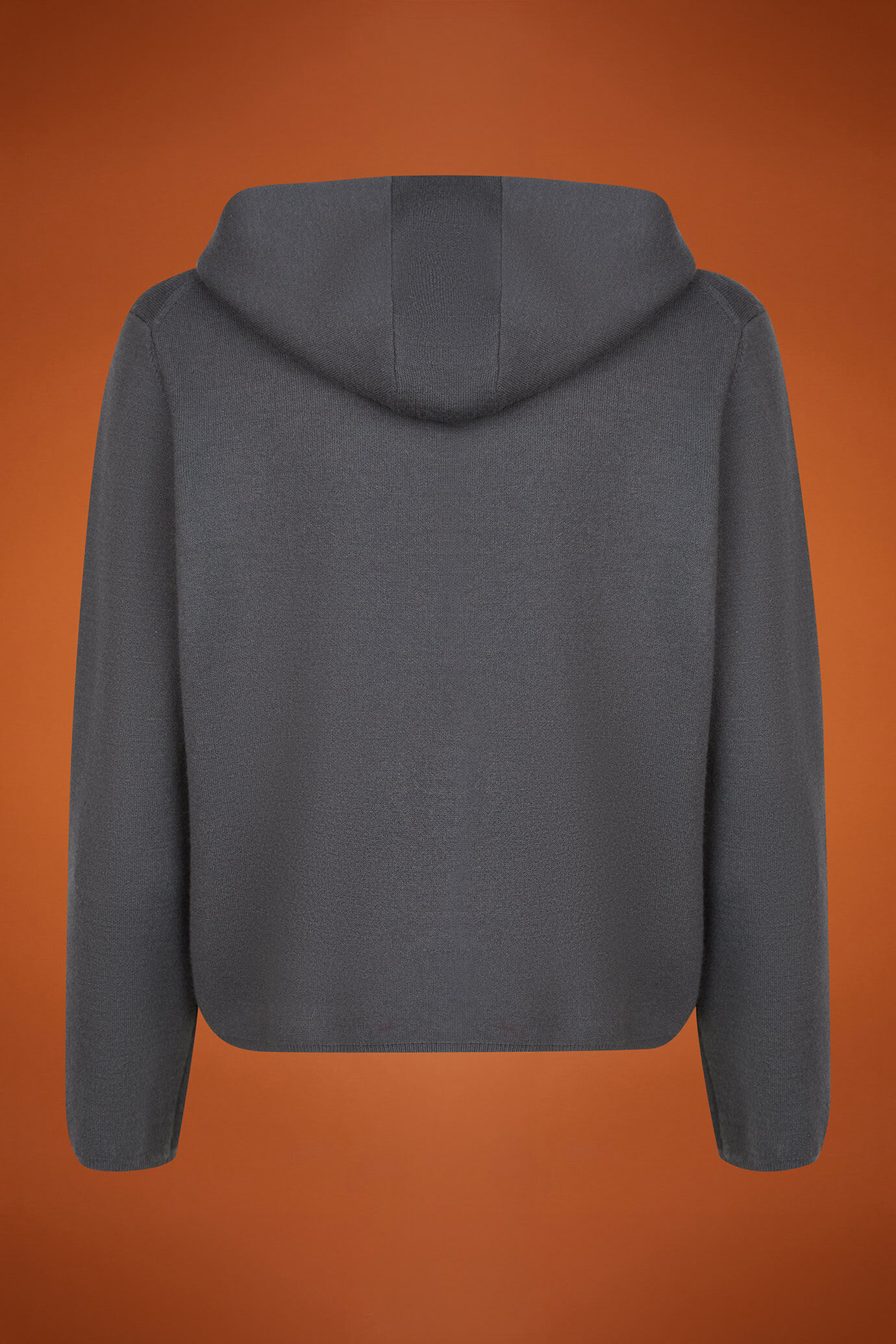 Einfarbiger Damen-Kapuzenpullover mit gesticktem Logo in normaler Passform image number 5
