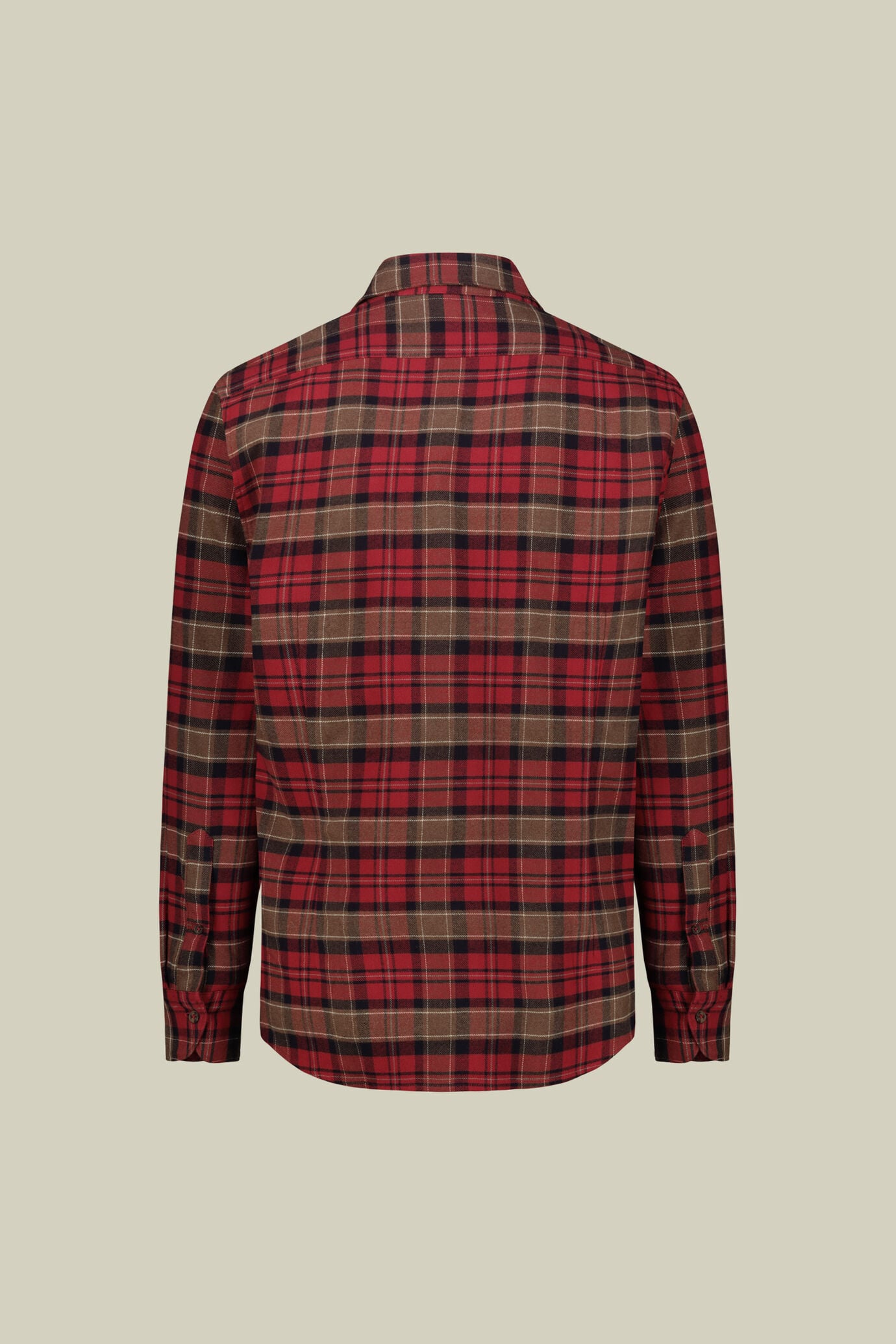 Camicia uomo in tessuto flanella a quadri image number 5