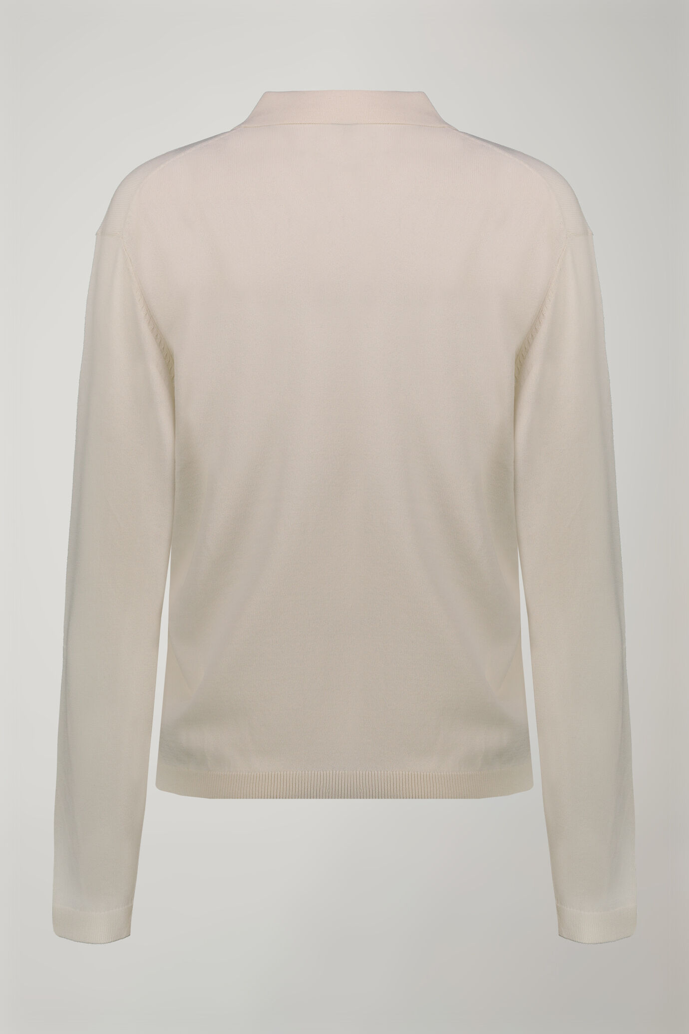 Polo donna in maglia con manica lunga image number 5