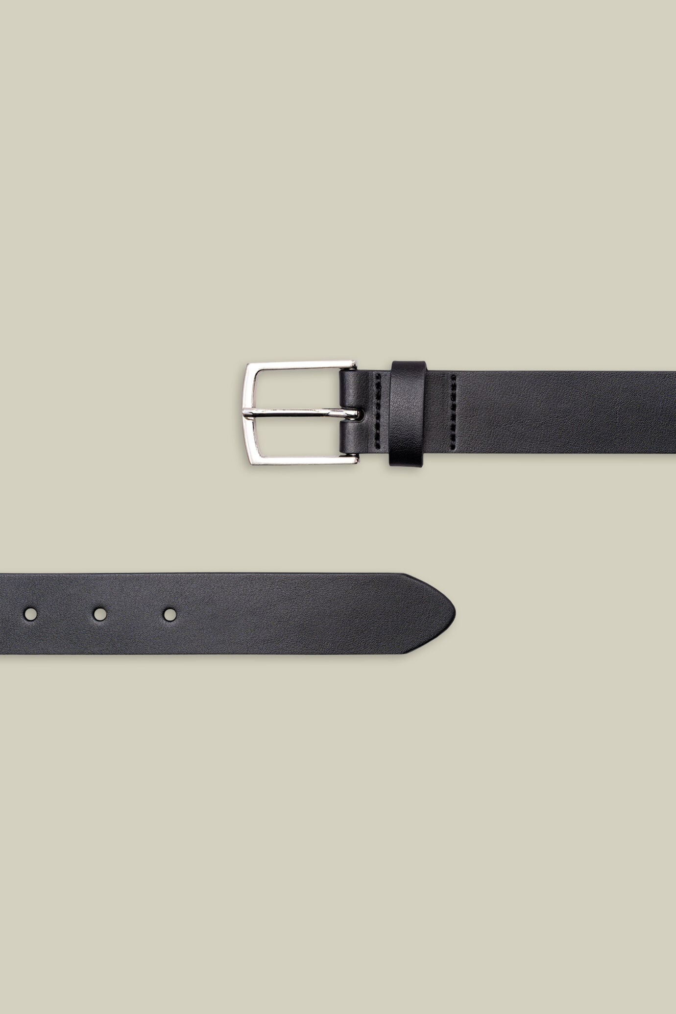Classic raw-cut men's belt image number 2