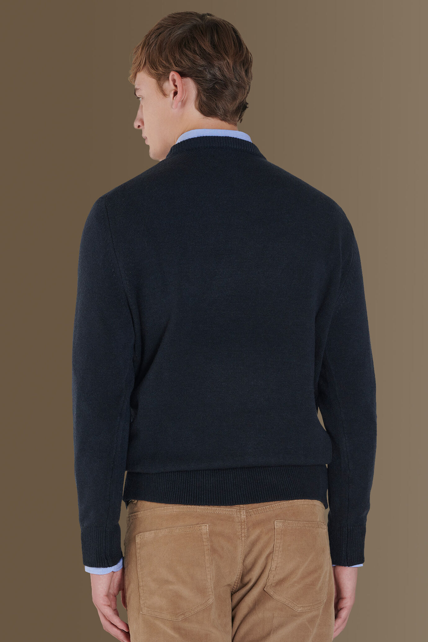 Round neck sweater soft touch image number 2