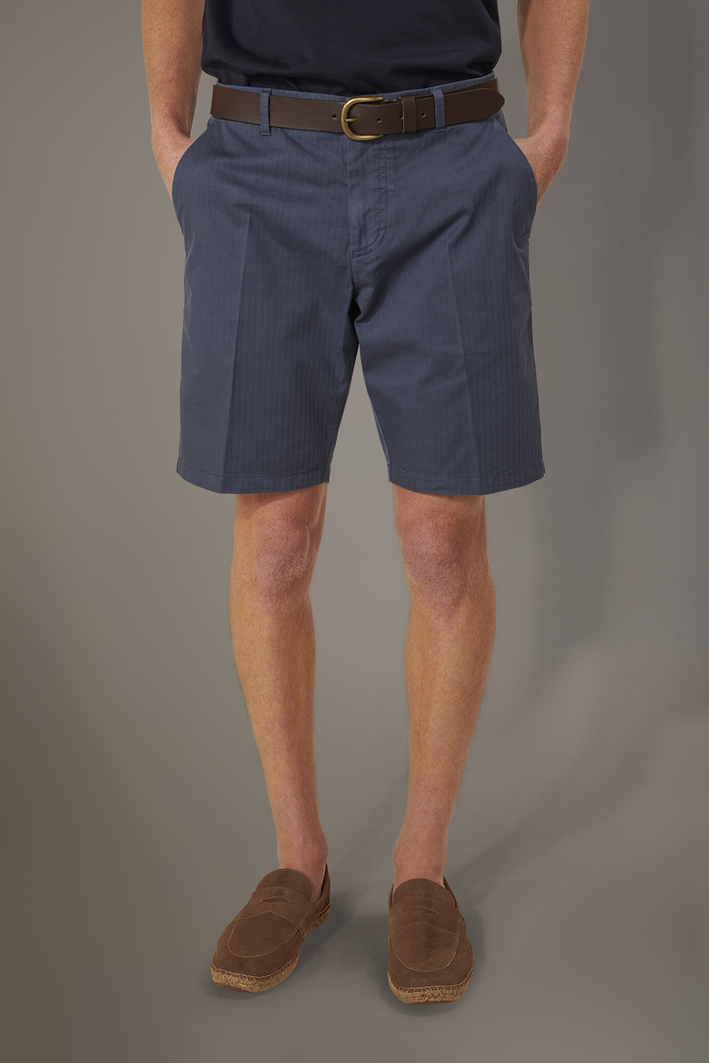 Bermudashorts aus klassischem Fischgrätgewebe image number 2