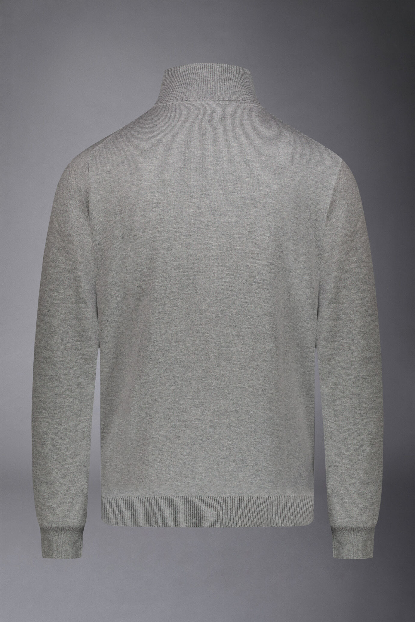 Men's wool and cotton turtleneck sweater image number 5