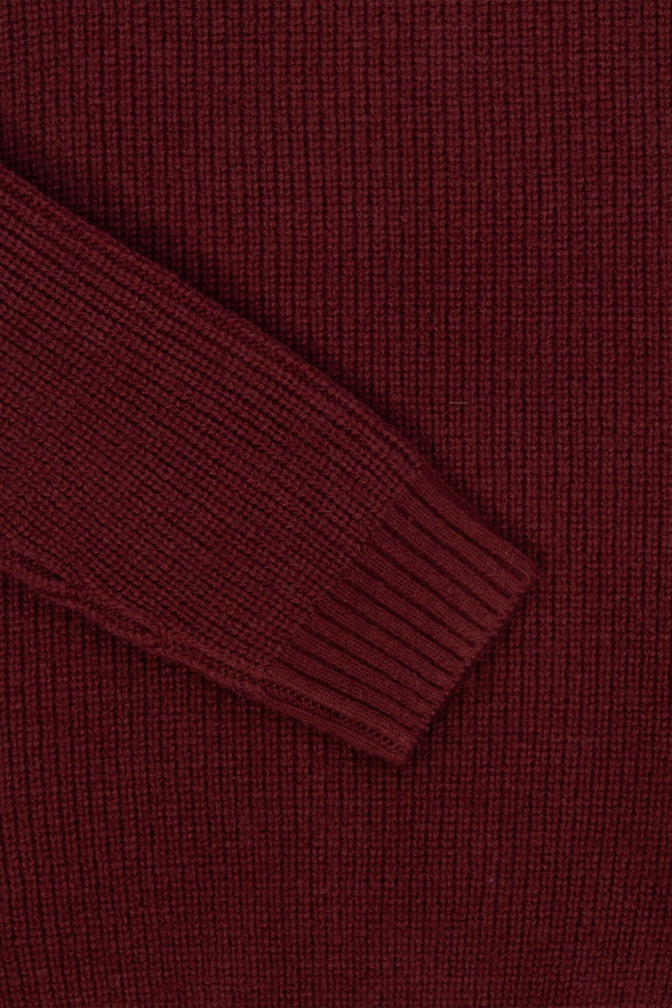 Men's round neck ribbed knit regular fit image number 4