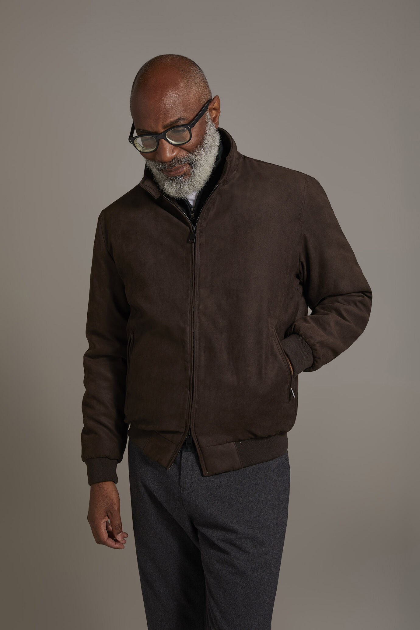 Ecosuede padded jacket image number 2