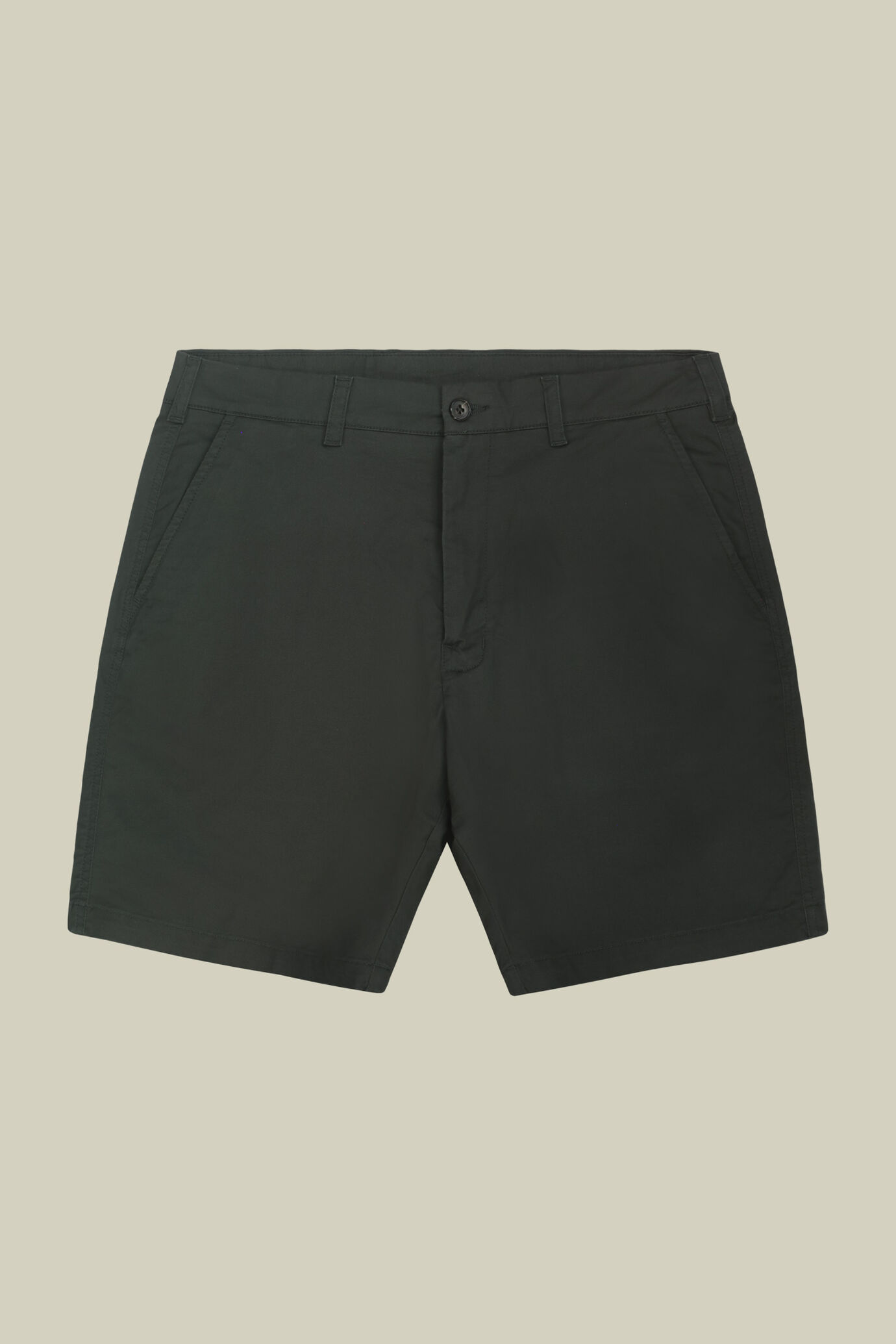 Bermuda uomo classico in cotone twill regular fit image number 4