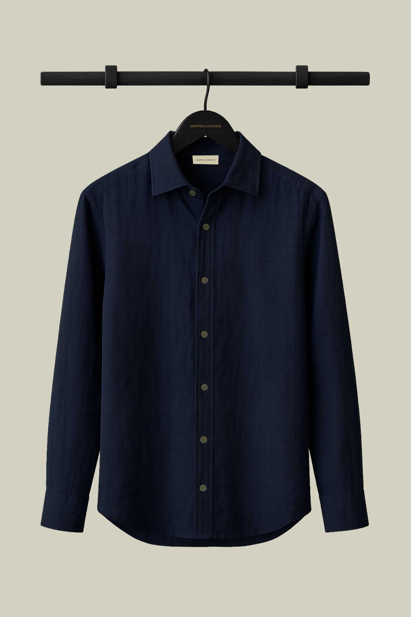 Camicia uomo casual collo classico 100% lino Doppelganger