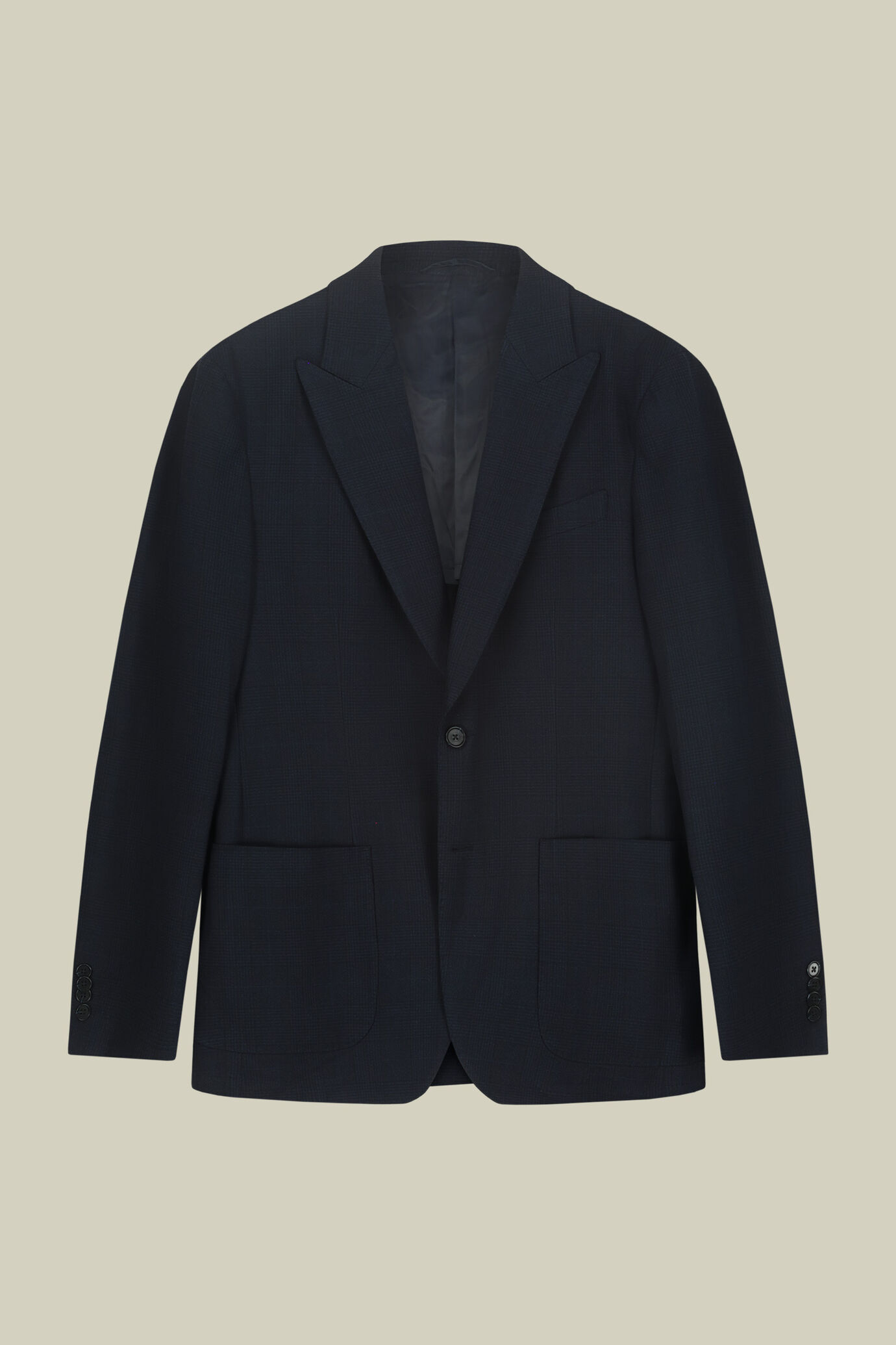 Giacca uomo semisfoderata in principe di galles regular fit
